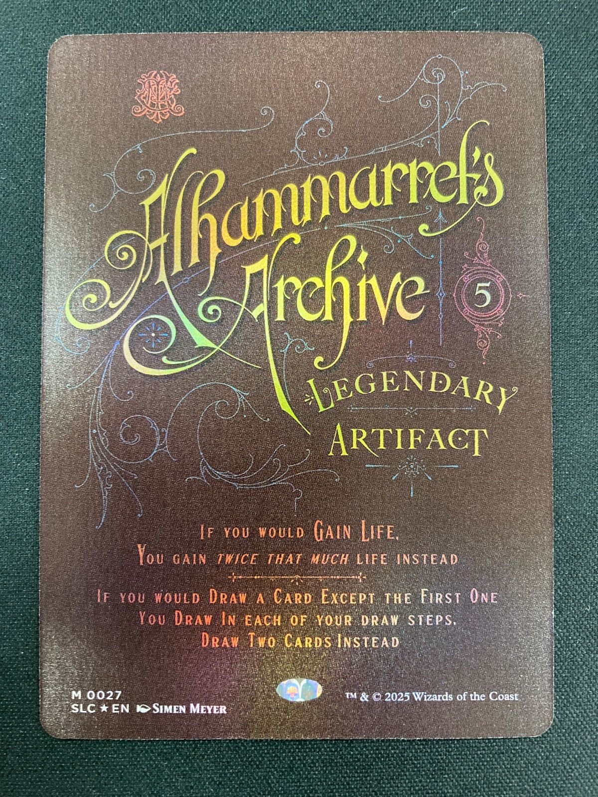 MTG アルハマレットの書庫 英語foil ボーダーレス - メルカリ