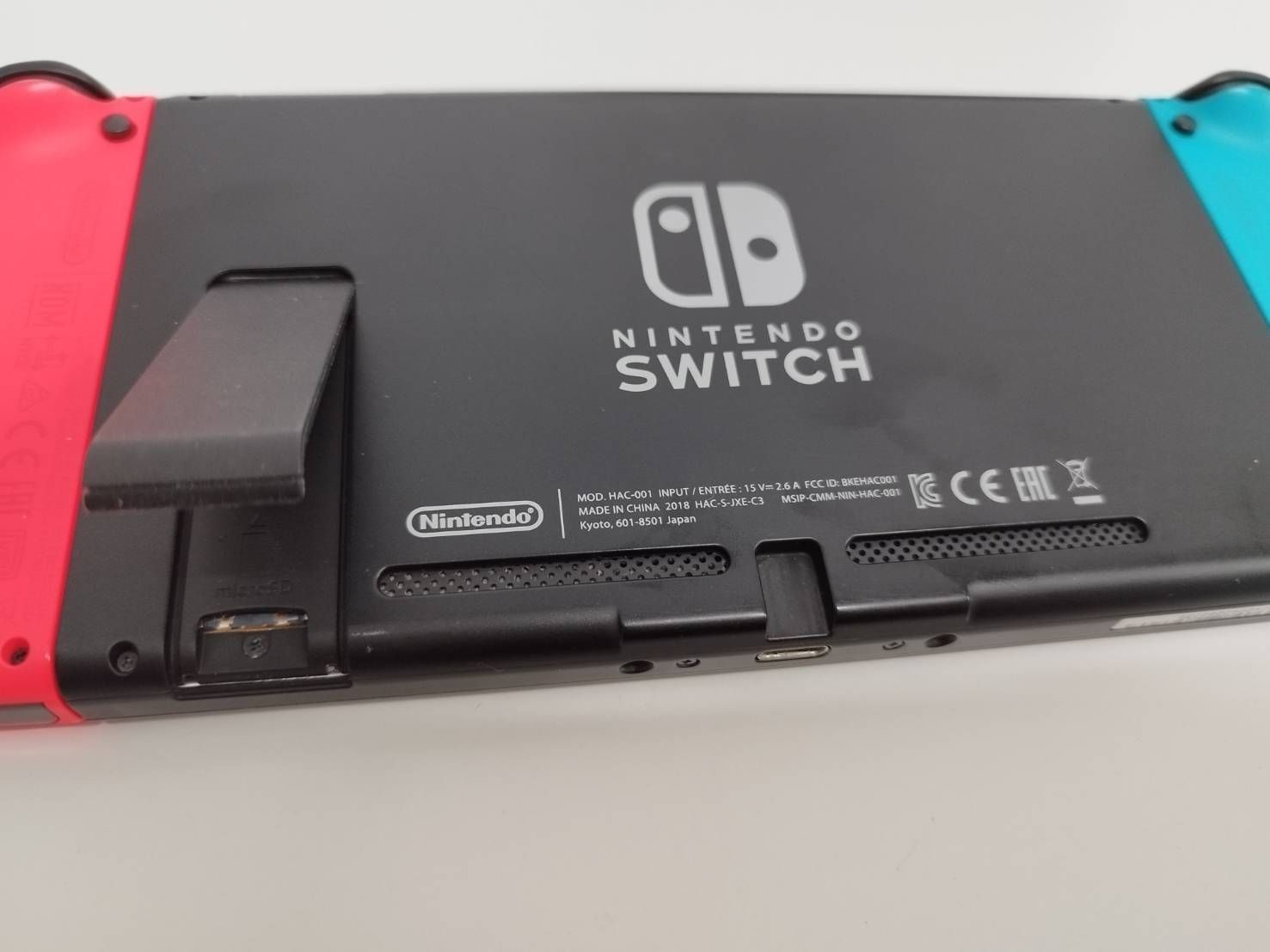 良品】Nintendo Switch 本体 HAC-001/2018年製/充電スタンドつき