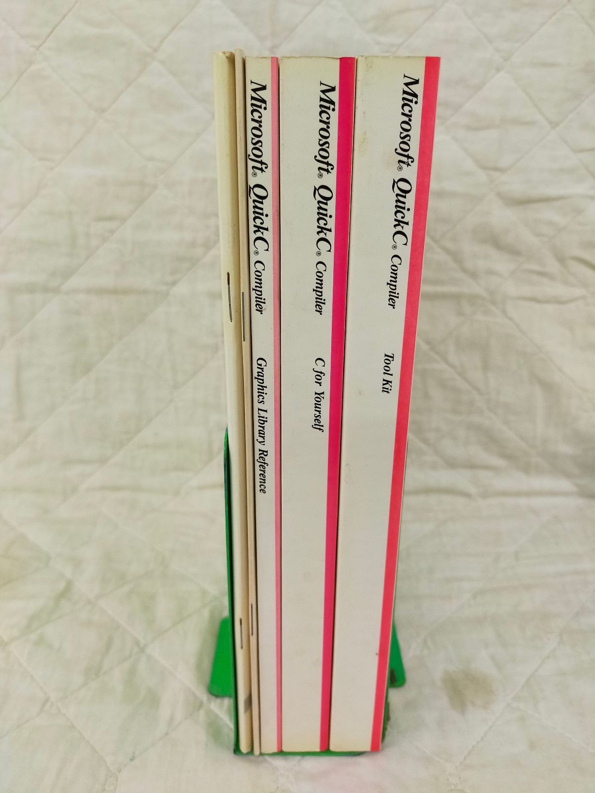 E26-20260306-01 Microsoft QuickC Compiler マニュアル5冊セット PC