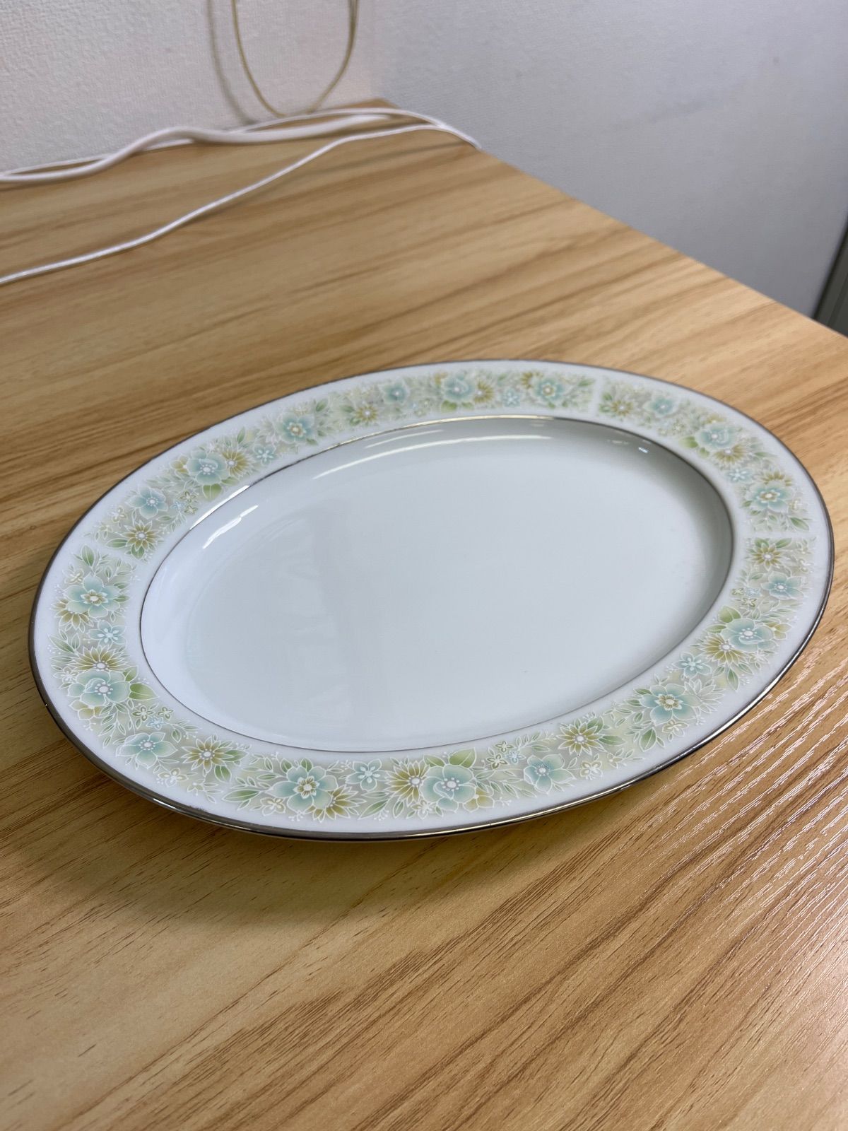 ノリタケ Noritake 大皿 長皿 食器 お皿 花柄 盛り皿 プレート
