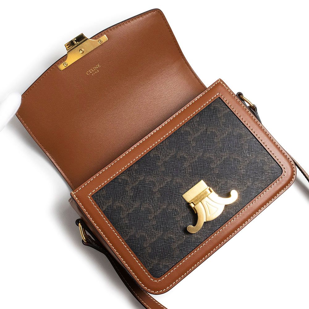 セリーヌ 188882BZ4 ティーン トリオンフ トリオンフキャンバス カーフ