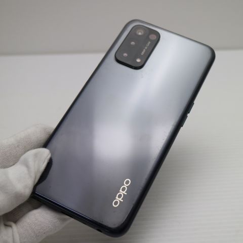 美品 OPPO A54 5G OPG02 シルバーブラック 白ロム 本体 即日発送 土日