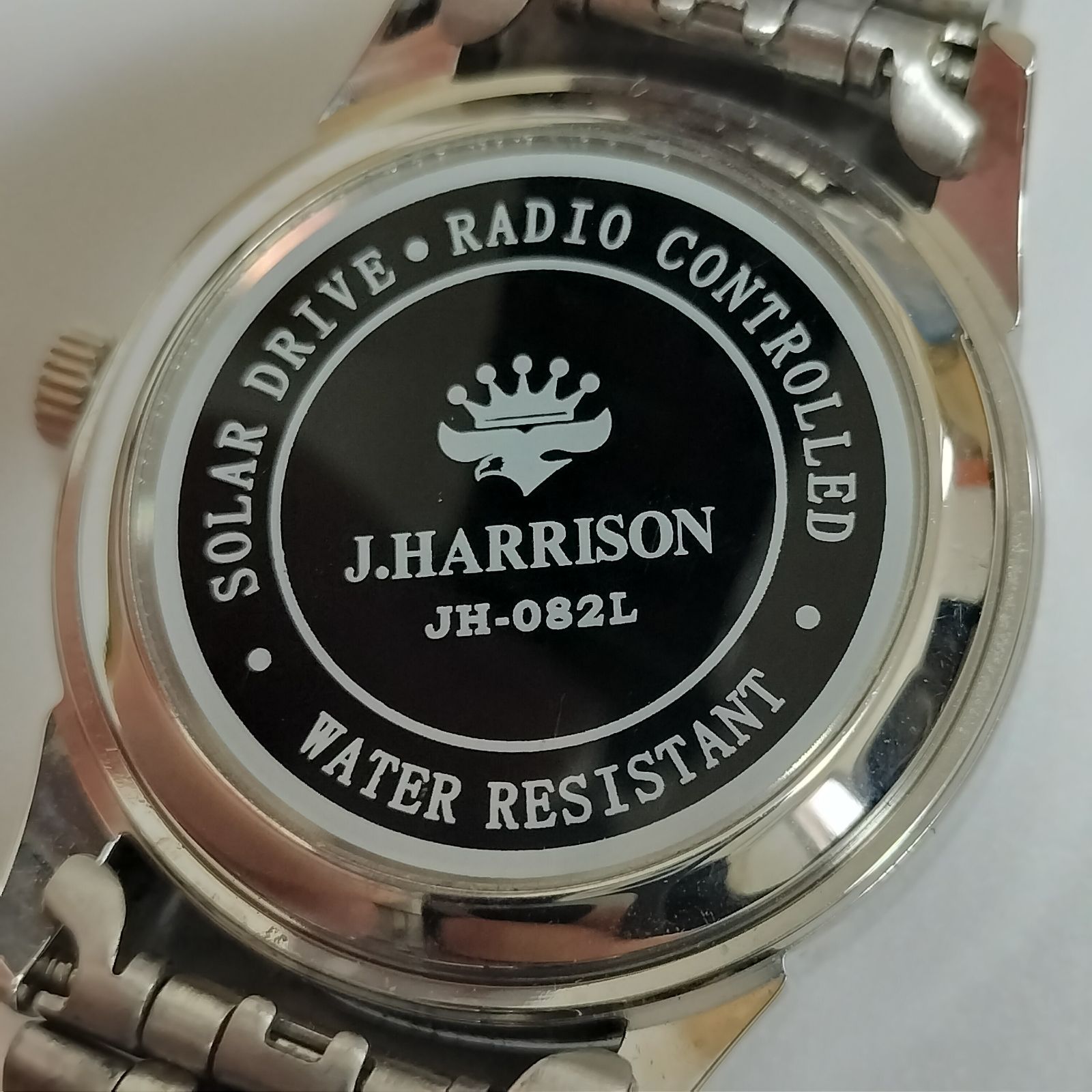 J.HARRISON JH-082L メンズ腕時計 ソーラー 電波時計 ラジオ 