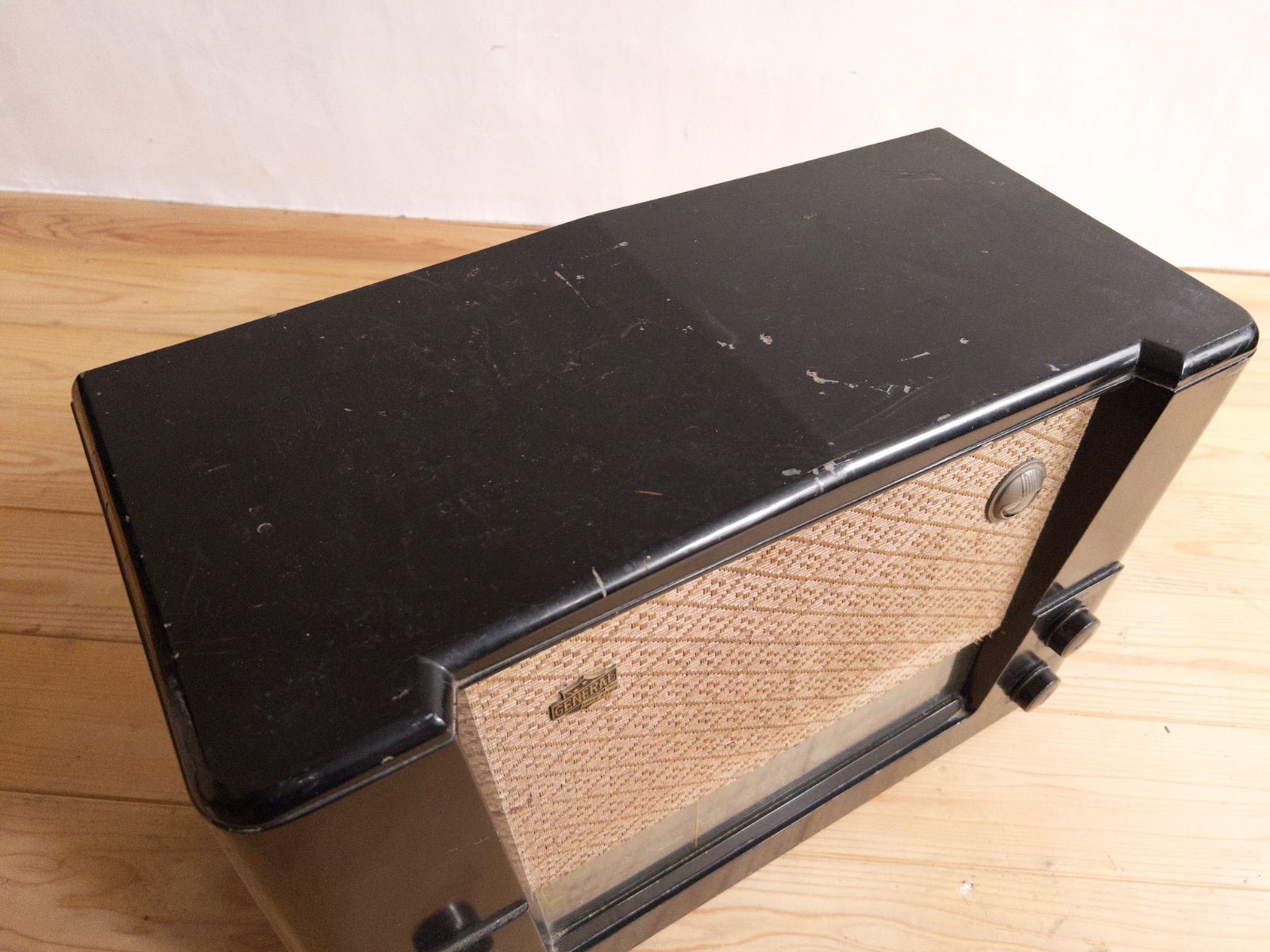 送料込み・匿名発送】 真空管ラジオ ゼネラル 昭和初期 古道具