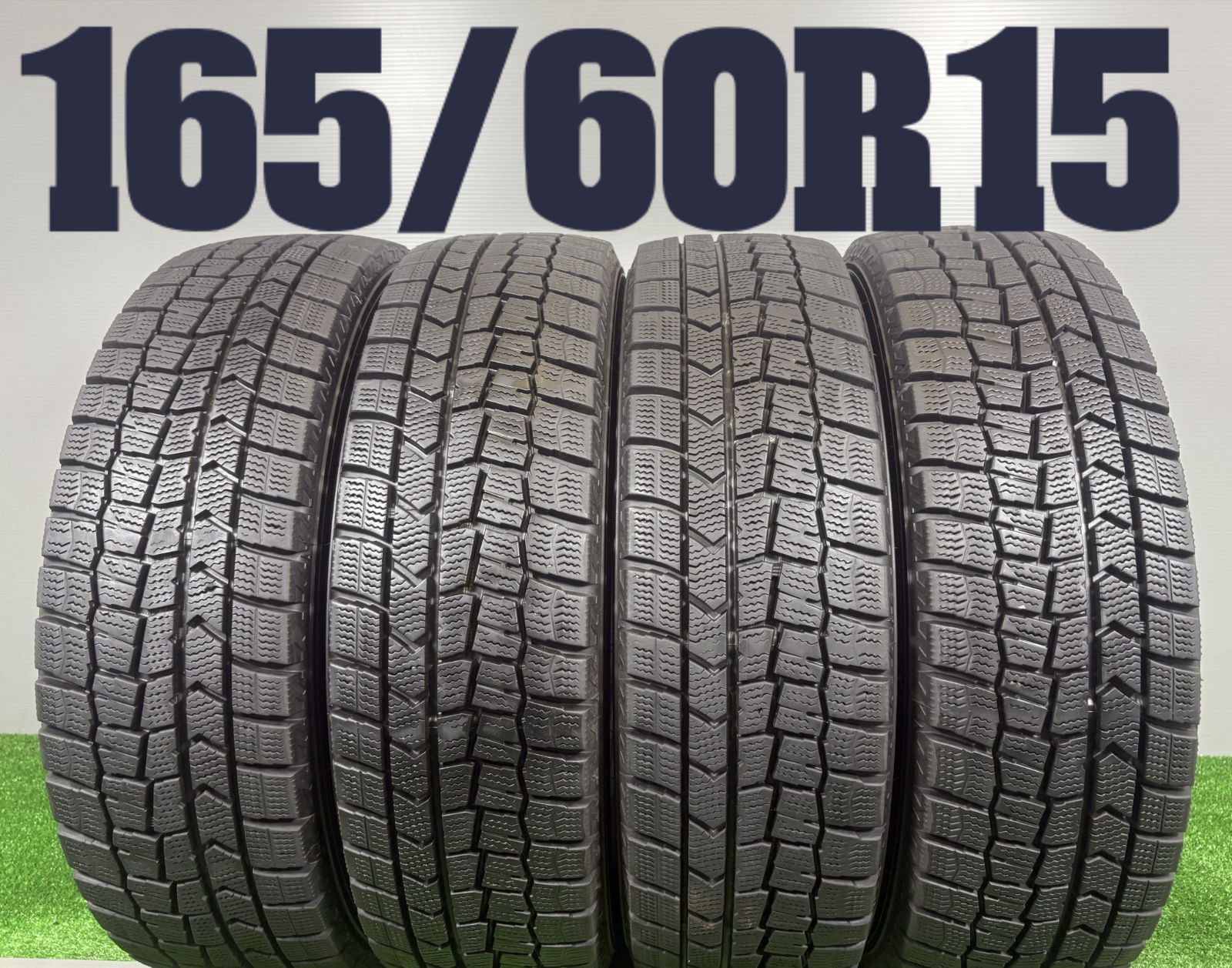 送料無料☆165/60R15 ダンロップ WM02 2021年製 4本 冬 タイヤ