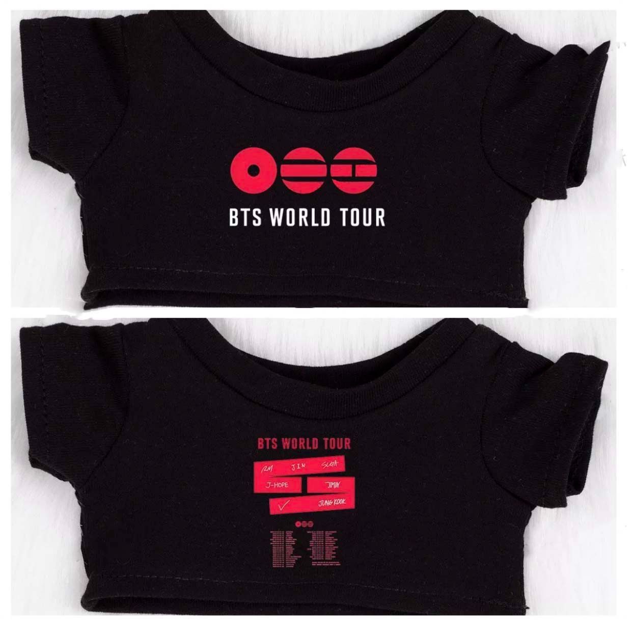 BTS ARIRANG アリラン ぬいぐるみ用 カムバ Tシャツ 黒 comeback 009 