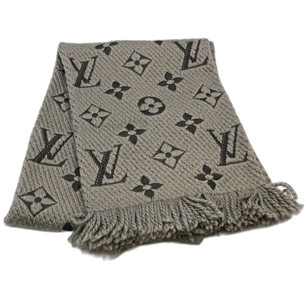 LOUIS VUITTON ルイヴィトン マフラー エシャルプ ロゴマニア 413287