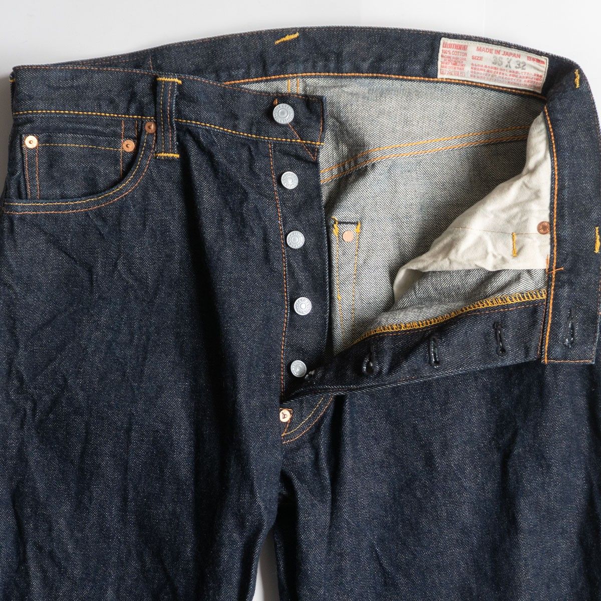 美品/濃紺】EVISU 【LOT.2001 デニムパンツ】36×32 エビス ジーンズ