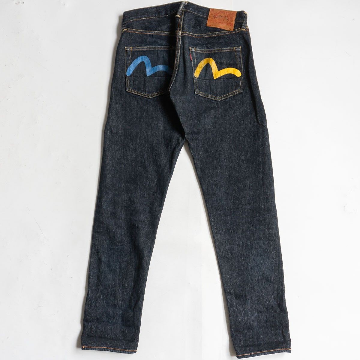 美品/濃紺】EVISU 【LOT.2000T デニムパンツ】33×32 エビス ジーンズ