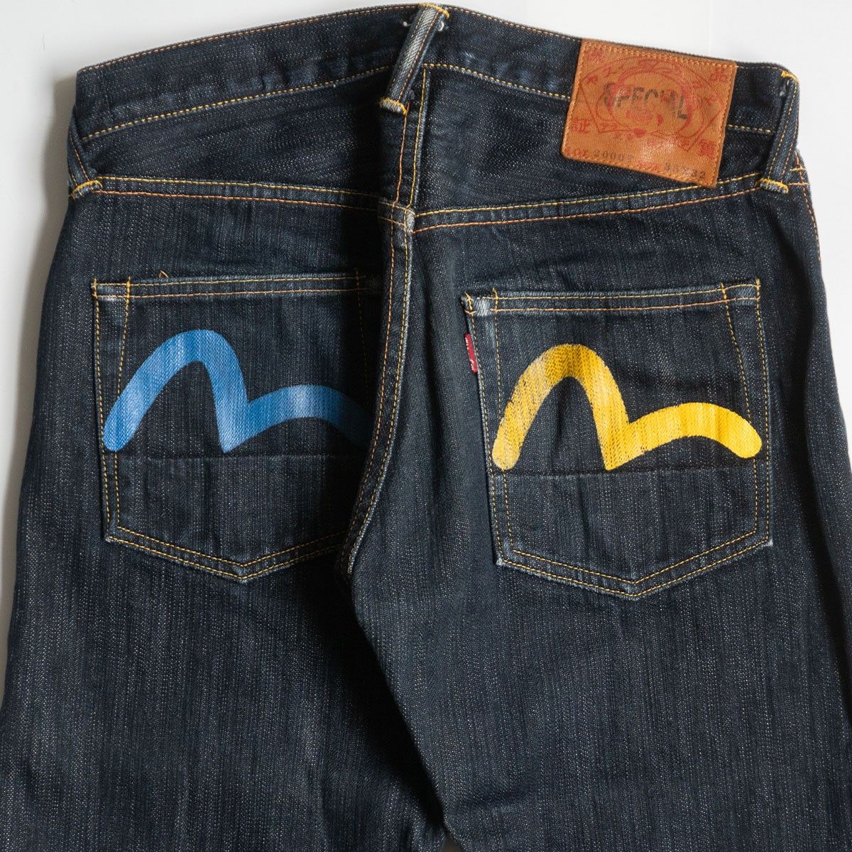 美品/濃紺】EVISU 【LOT.2000T デニムパンツ】33×32 エビス ジーンズ