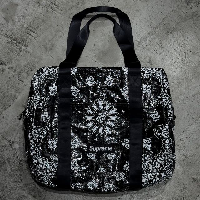Supreme 21ss Bandana Tarp Large Duffle Bag 