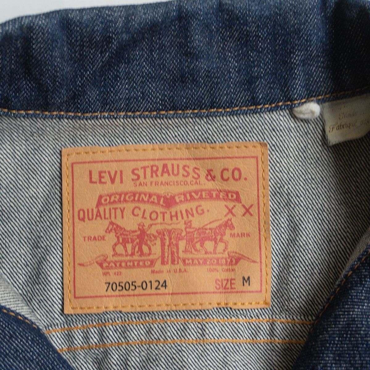 アメリカ製/濃紺】 LEVI'S VINTAGE CLOTHING 【70505-0124 4th ビッグ