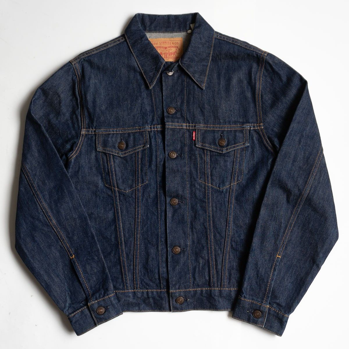 Levi's 70505-0124 デニムジャケット M アメリカ製/濃紺】 LEVI'S VINTAGE CLOTHING 【70505-0124 4th ビッグ