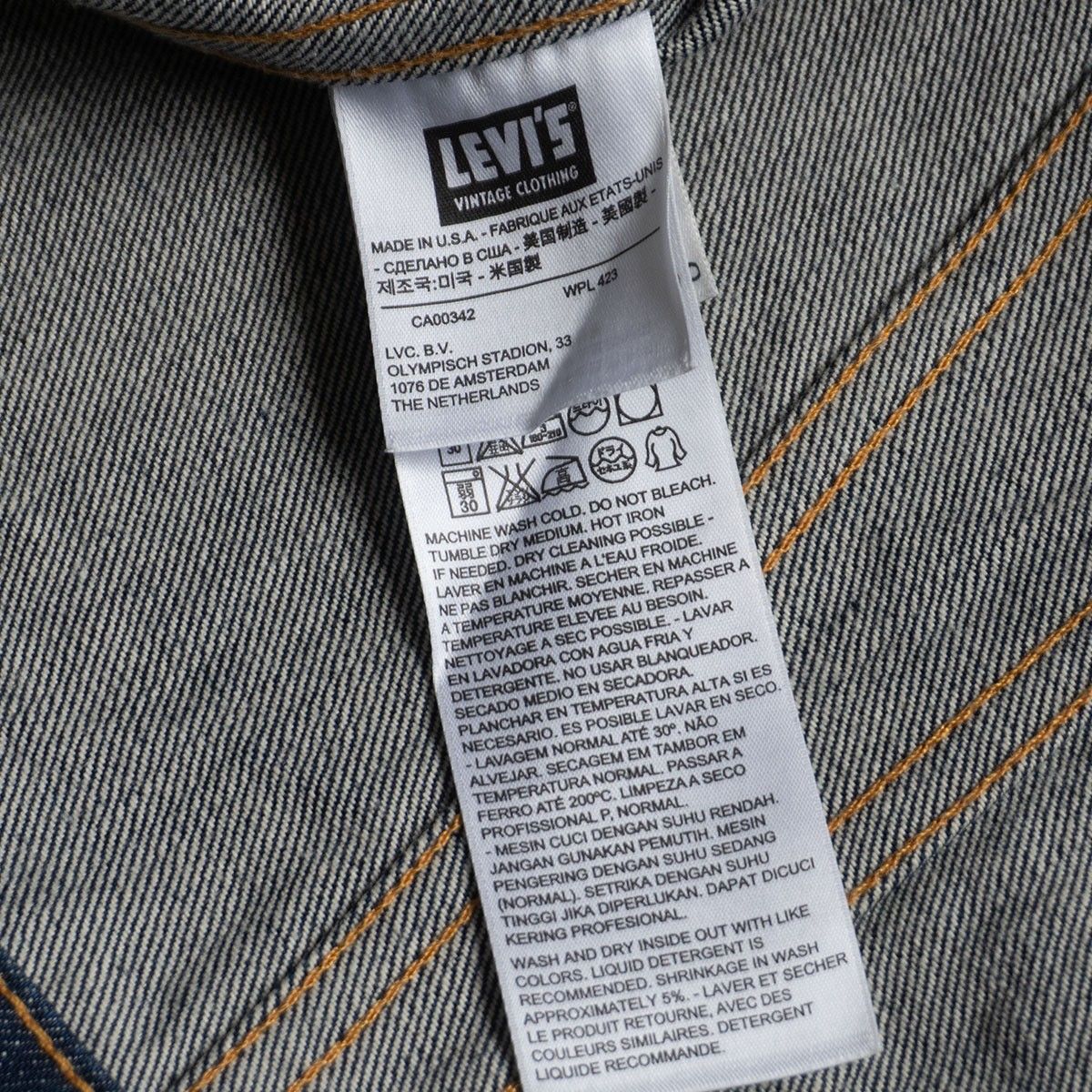 アメリカ製/濃紺】 LEVI'S VINTAGE CLOTHING 【70505-0124 4th ビッグ