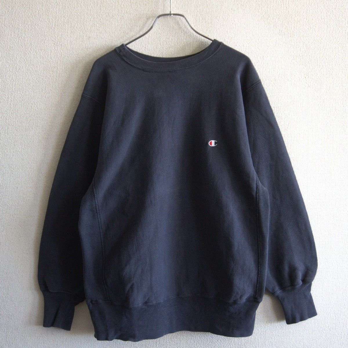 90s/ブラック】CHAMPION【REVERSE WEAVE リバースウィーブ スウェット 