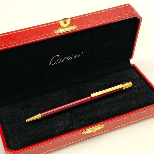 Cartier カルティエ ボールペン サントス ドゥ カルティエ ロゴ刻印