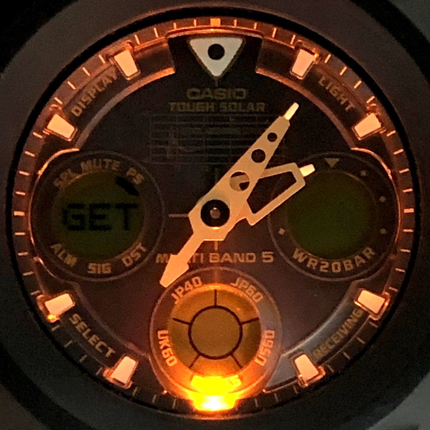 G-SHOCK ジーショック AWG-525A-1A Gショック25周年記念限定 ドーン