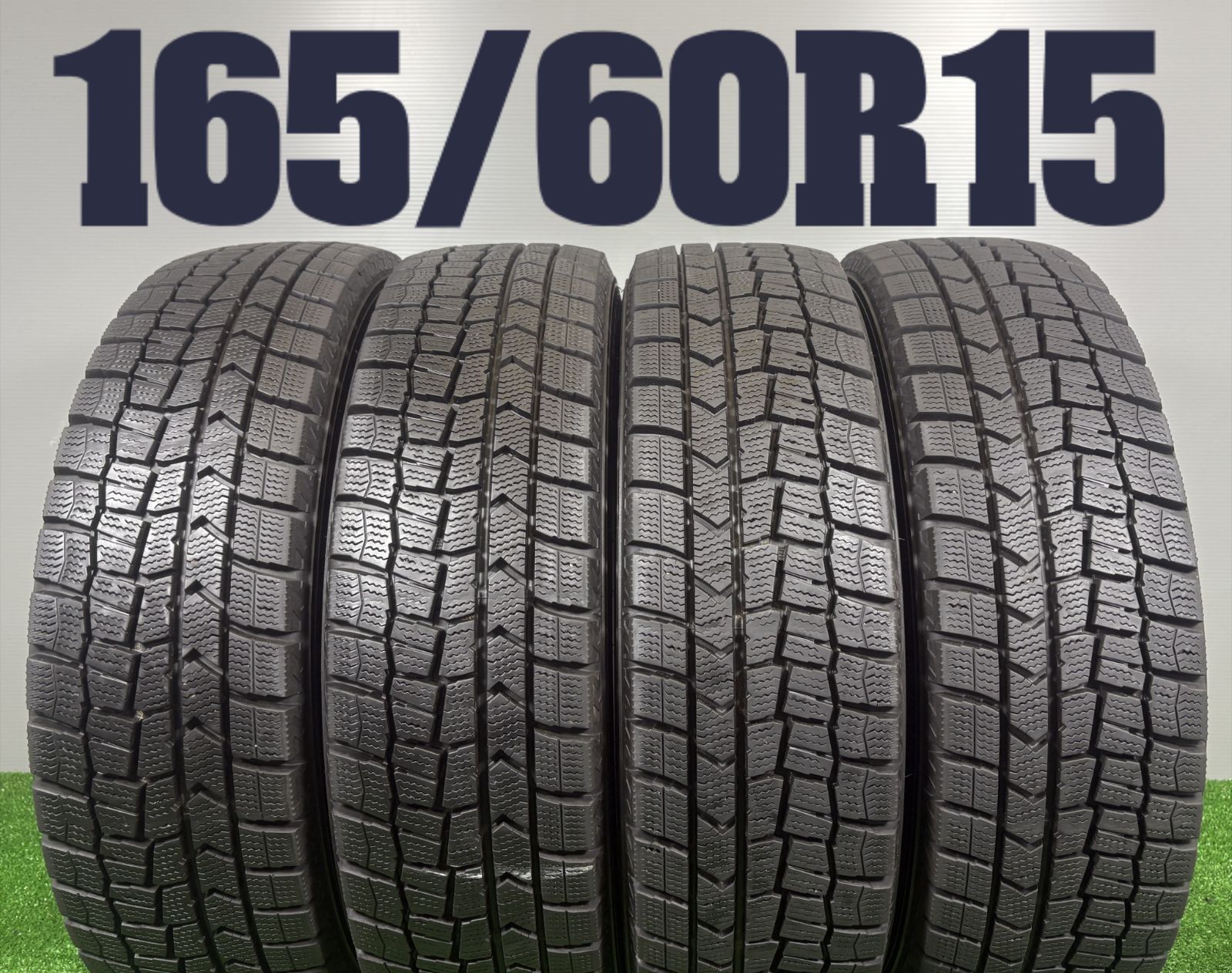 送料無料☆165/60R15 ダンロップ WM02 2020年製 4本 冬 タイヤ