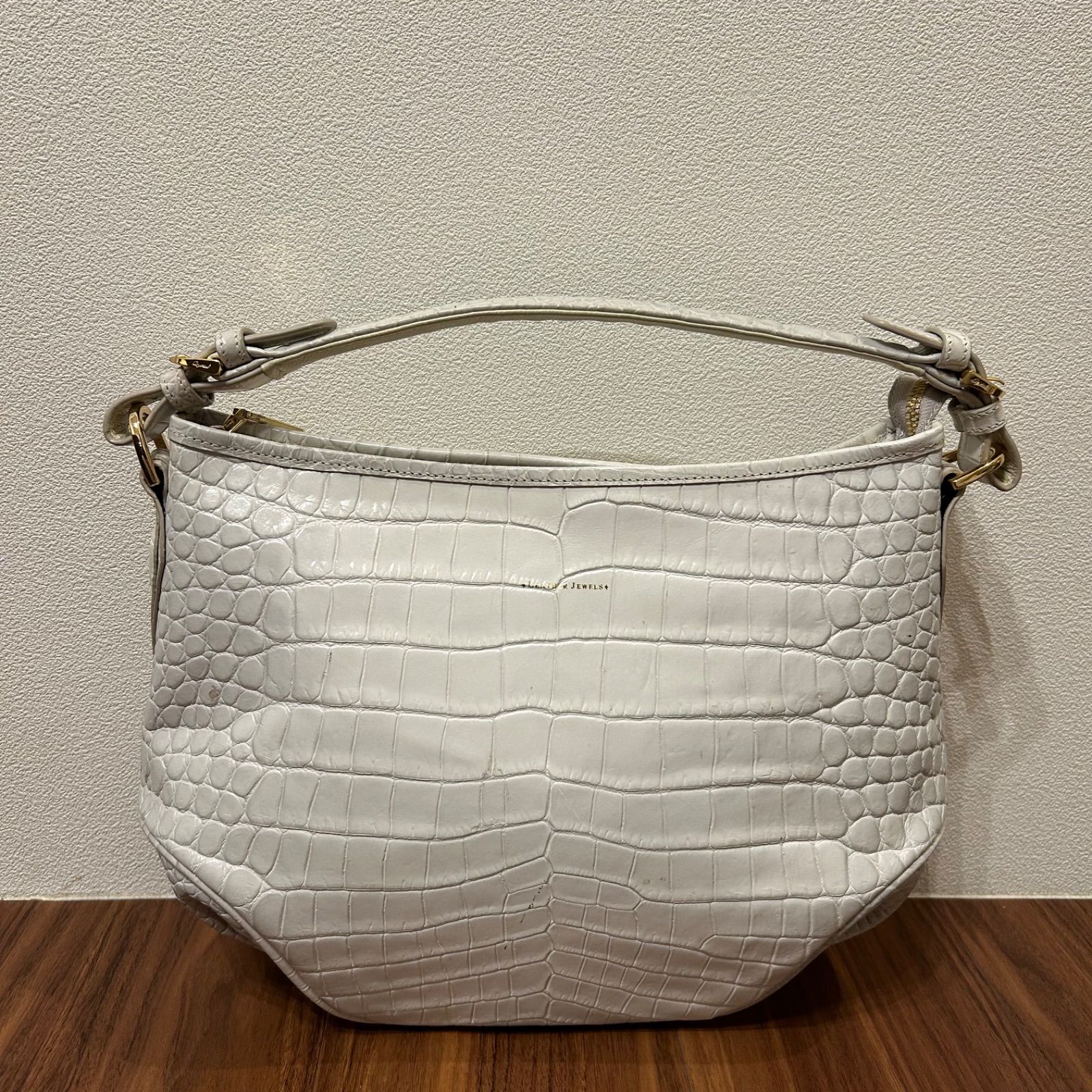 Leather Jewels本革クロコダイル型押し ハンドバッグ 【公式通販】