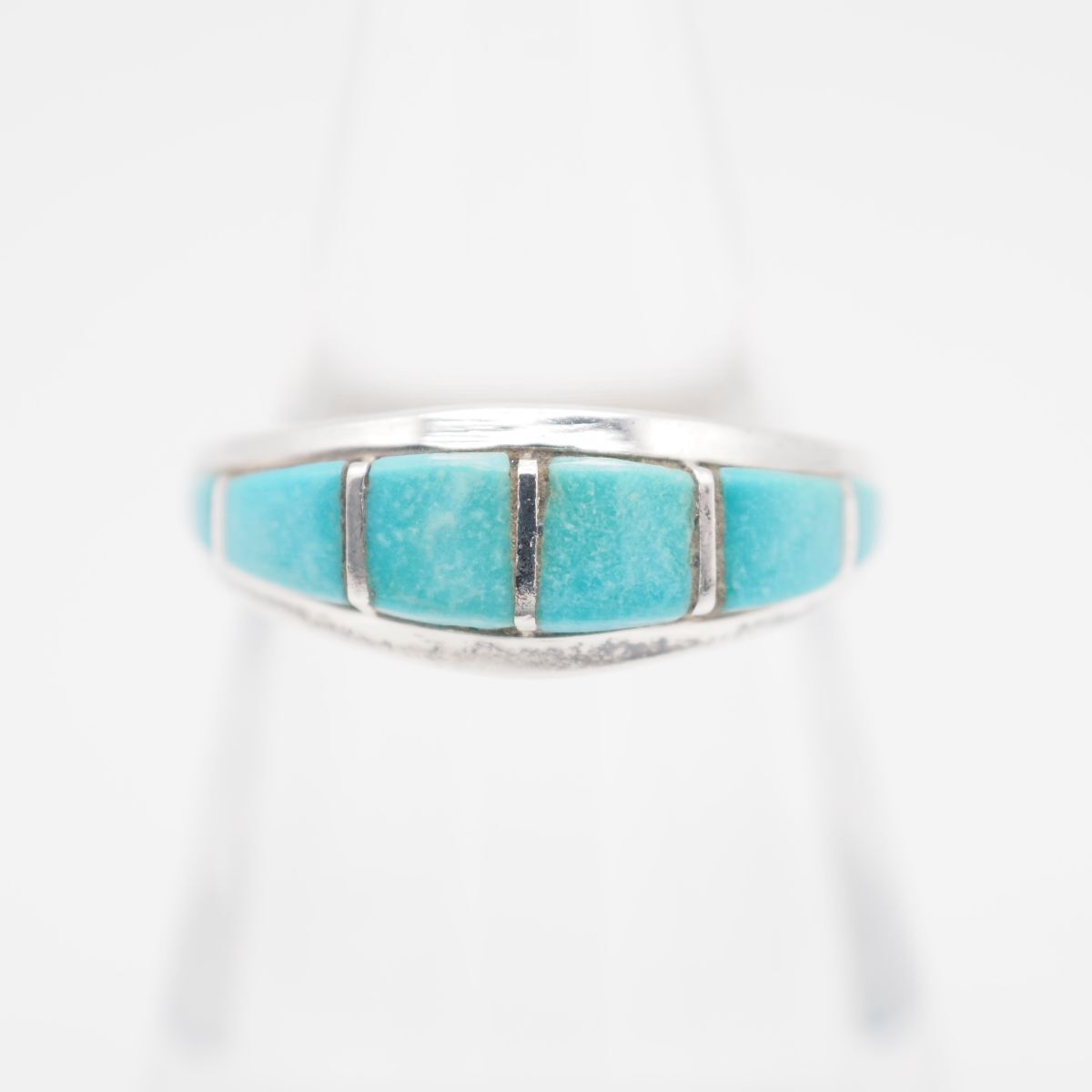 R730 ターコイズ トルコ石 STERLING刻印 リング シルバー デザイン