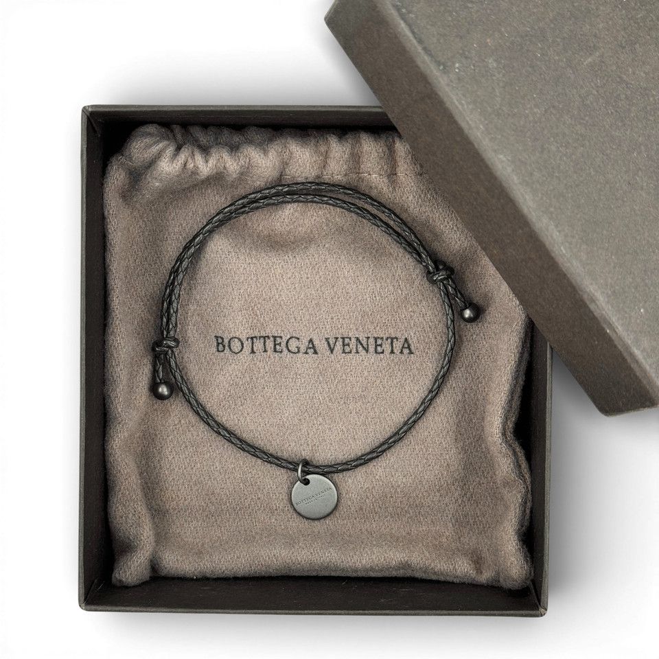 BOTTEGA VENETA ブレスレット イントレチャート ブラウン - メルカリ