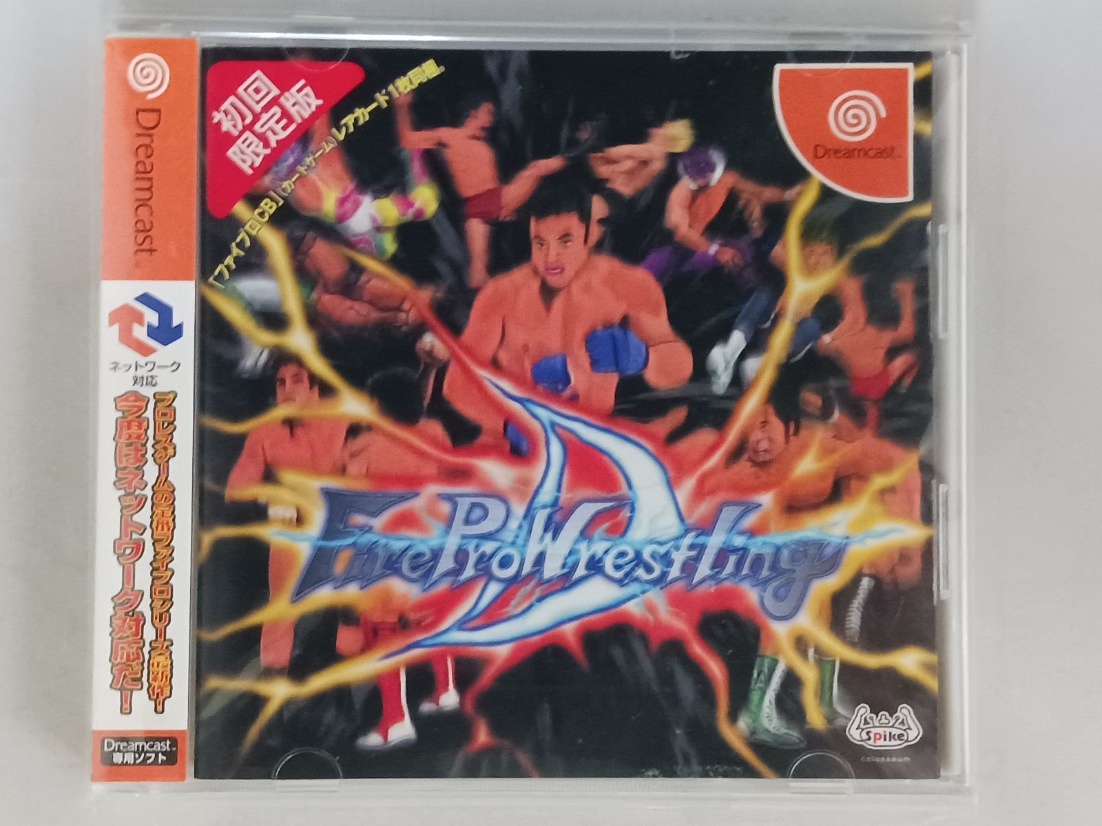 動作確認済】DC ドリームキャスト ファイヤープロレスリングD 帯ハガキ