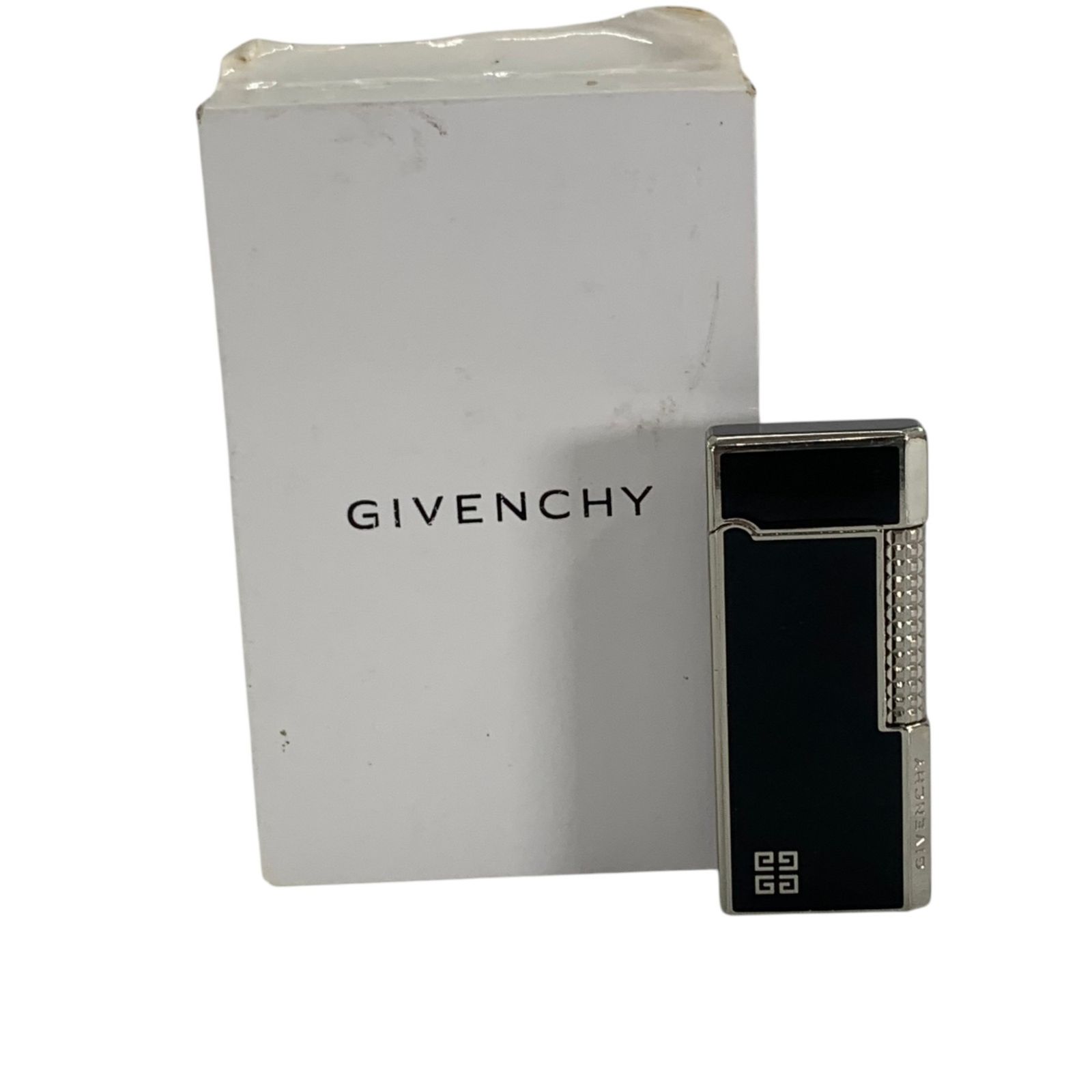 GIVECHY ジバンシー ガスライター ブラックゴールド ジャンク品 - メルカリ