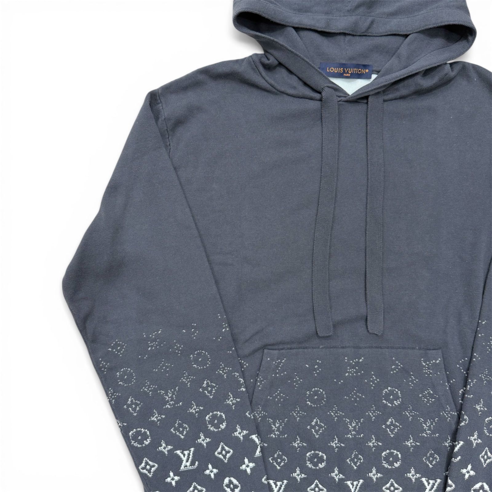 極美品】ルイヴィトン モノグラムグラディエント フーディ ニット
