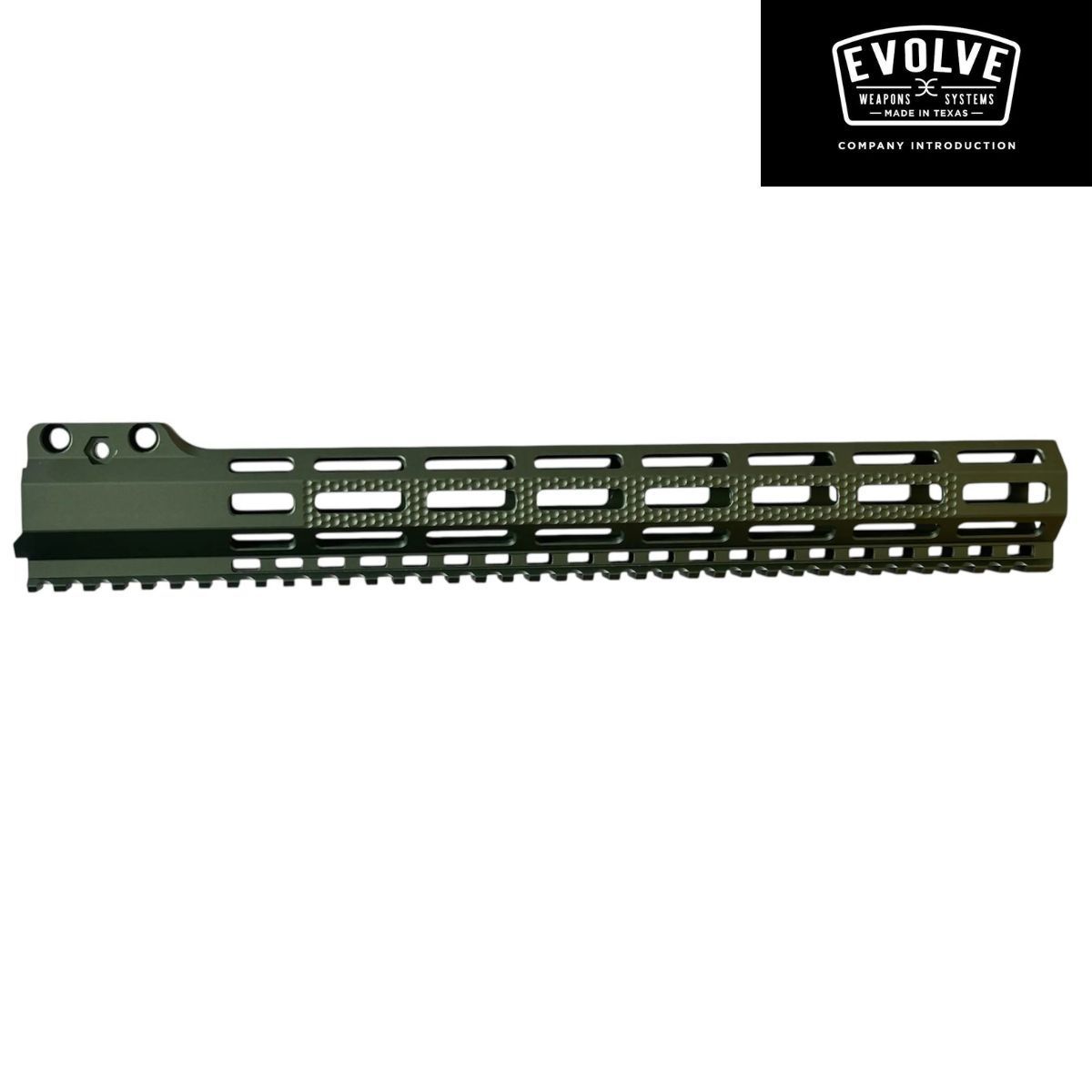 Evolve Weapon Systems v2 MLOK ハンドガード 10.5 Green AR15 M4 レール 新品未使用