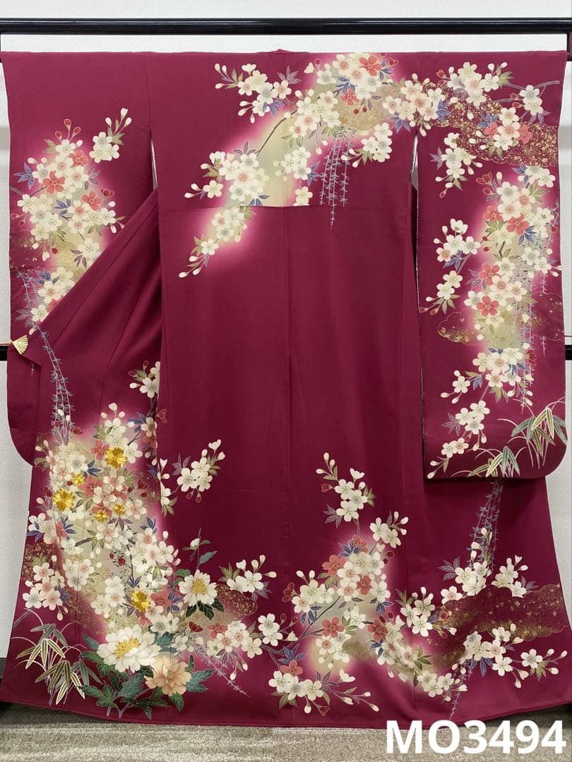 振袖 金駒 金彩 桜 身丈158cm MO3494 - メルカリ