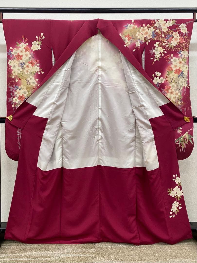 振袖 金駒 金彩 桜 身丈158cm MO3494 - メルカリ