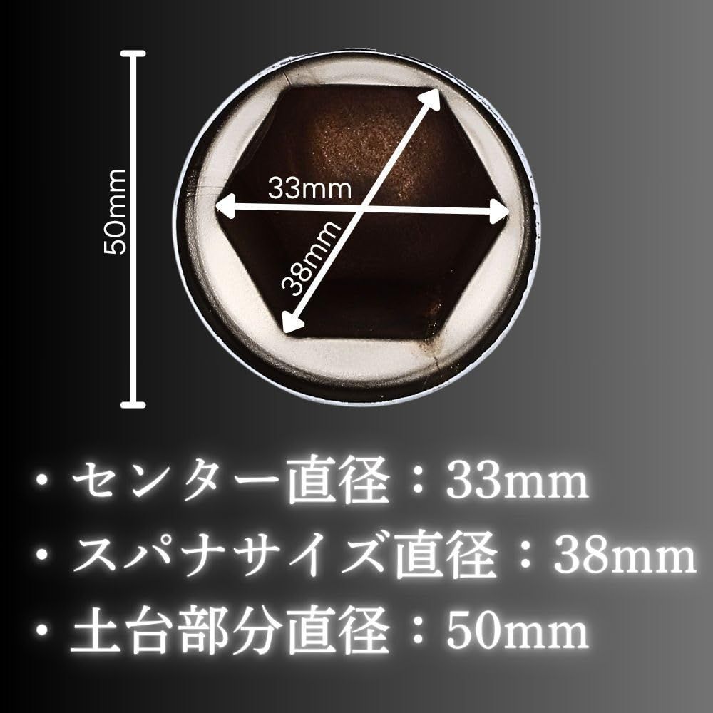 人気商品】ナット キャップ カバーISO33mm 高さ51mm トラック ダンプ