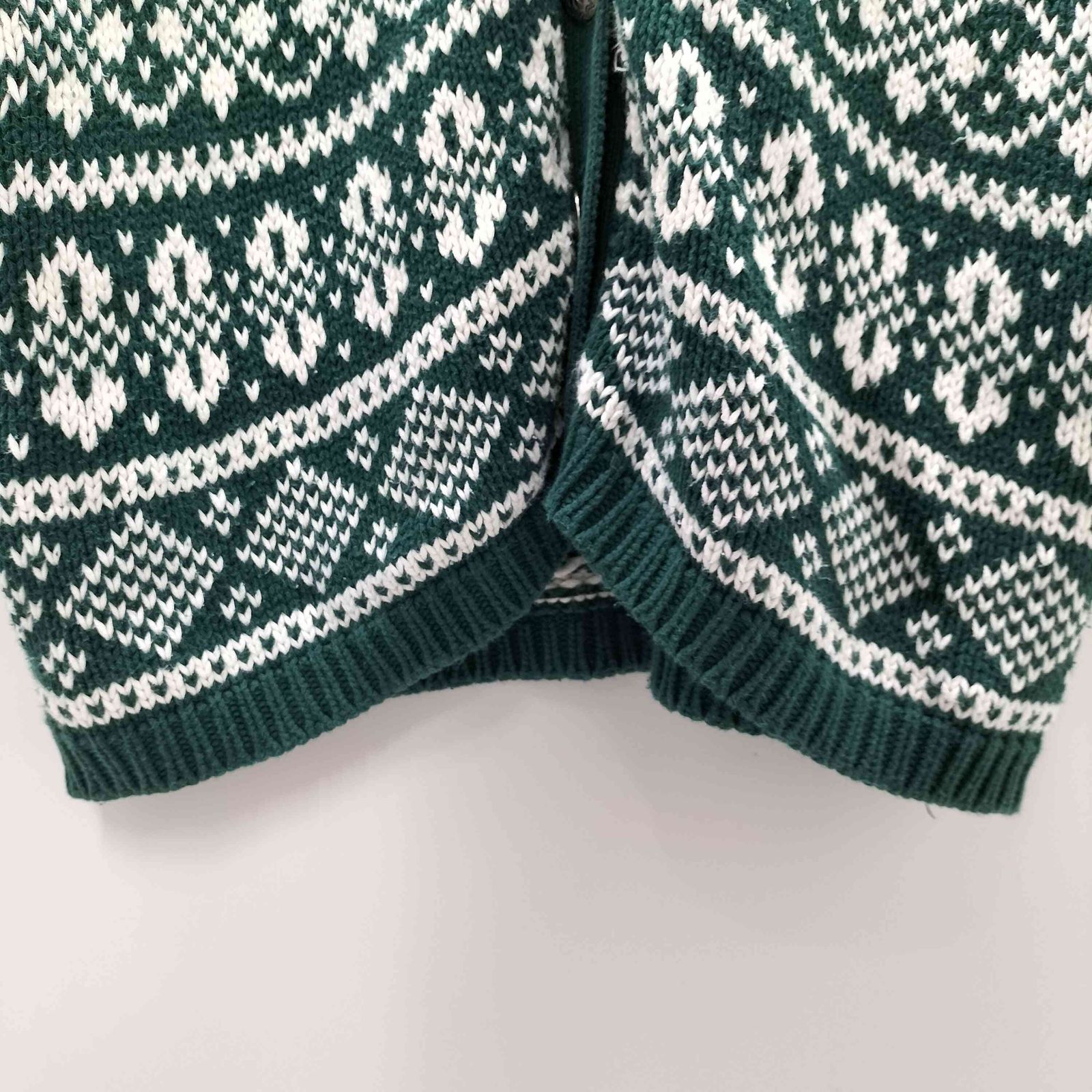 ギャップ Gap 90S OLD デカタグ ノルディック柄 総柄 メタルボタン