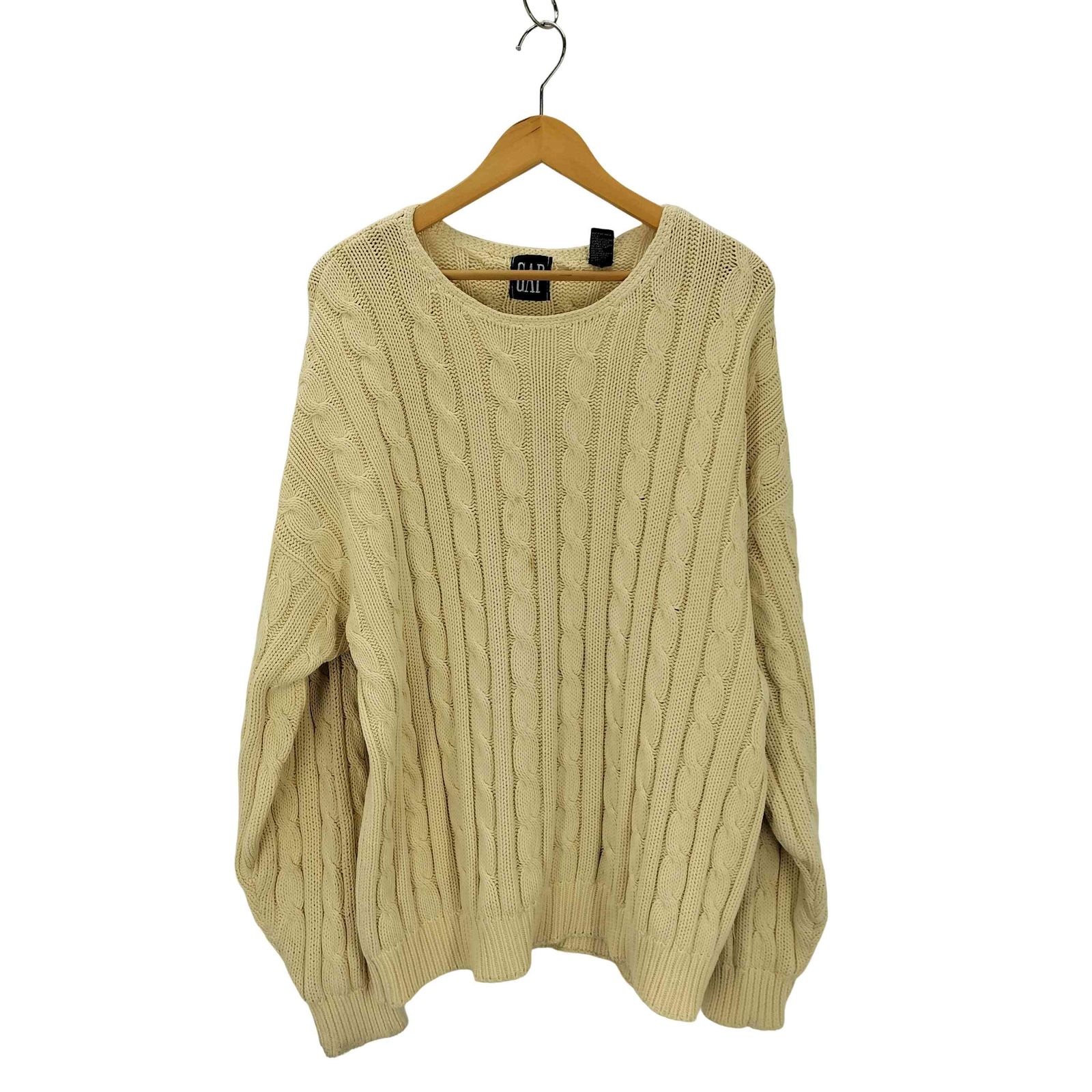 ギャップ Gap 90s OLD GAP ケーブル コットンニット メンズ import：L 