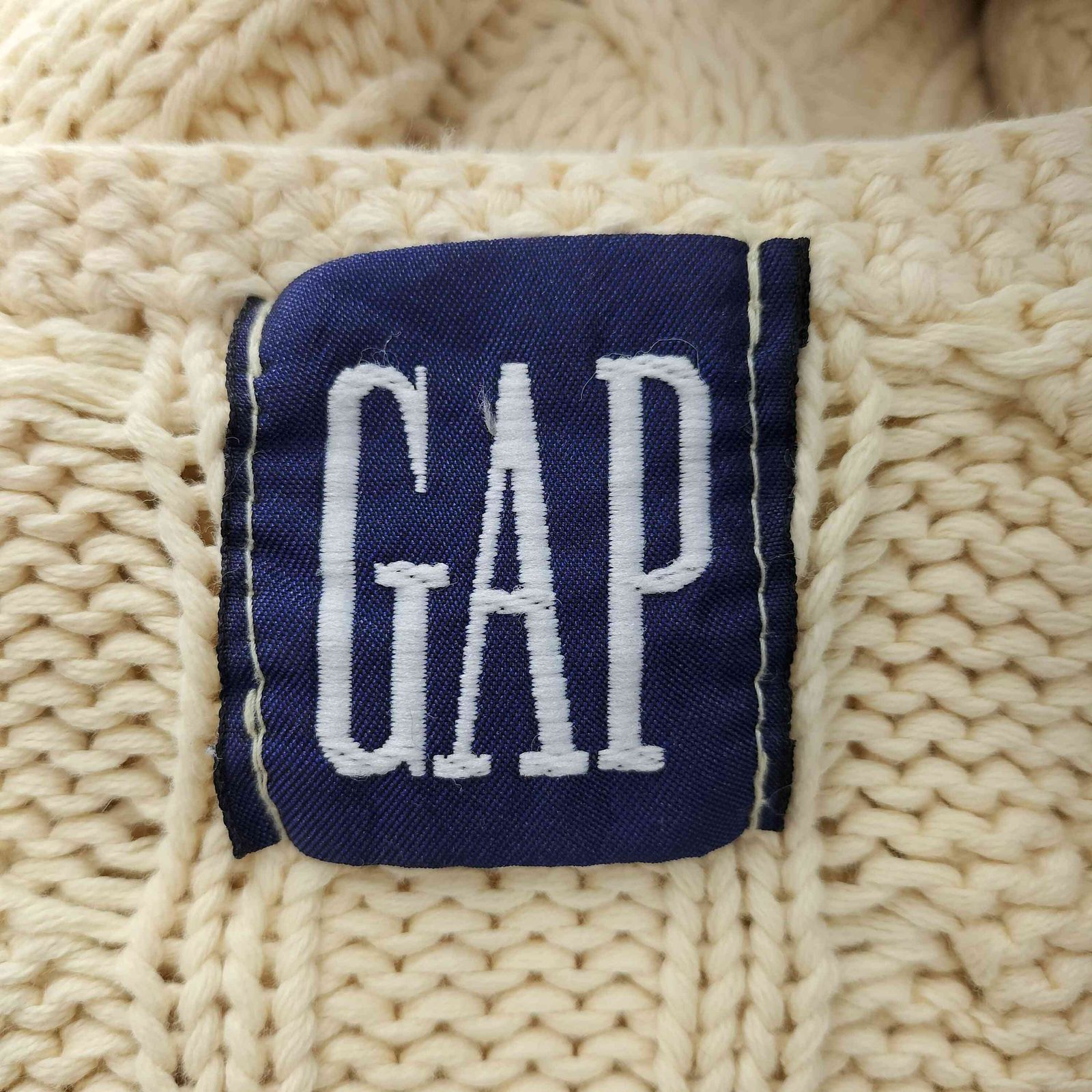 ギャップ Gap 90s OLD GAP ケーブル コットンニット メンズ import：L