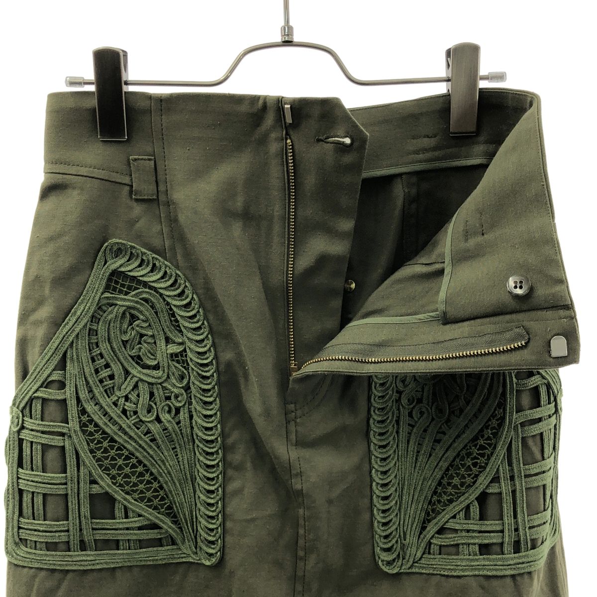 スカート Cording Embroidered Nep-Cotton Skirt Mame Kurogouchi / マメクロゴウチ | Cording Embroidered Nep-Cotton