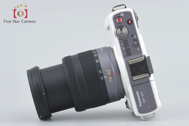 中古】Panasonic パナソニック LUMIX DMC-GF2 ホワイト + LUMIX G 