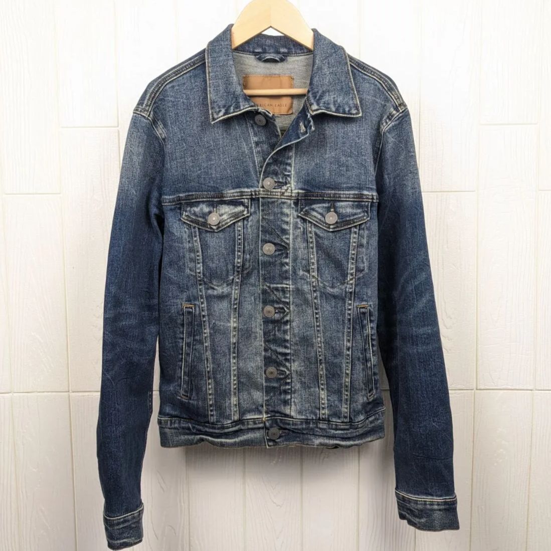 AMERICAN EAGLE アメリカンイーグル ダメージ加工 デニムジャケット G 