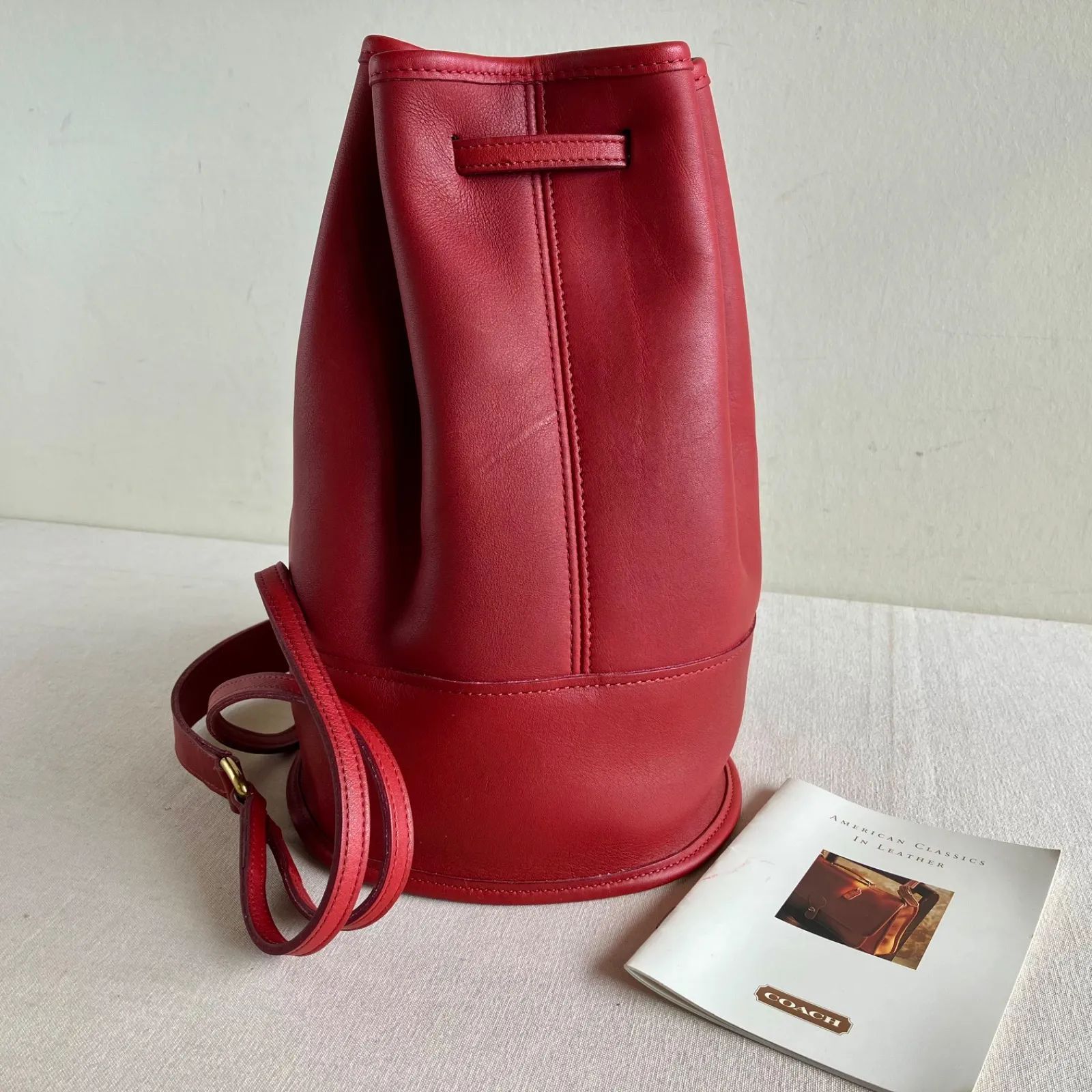 Coach 90’s  Vintage Red Bixby Sling Bixby Sling Coach | TikTok main image 4
