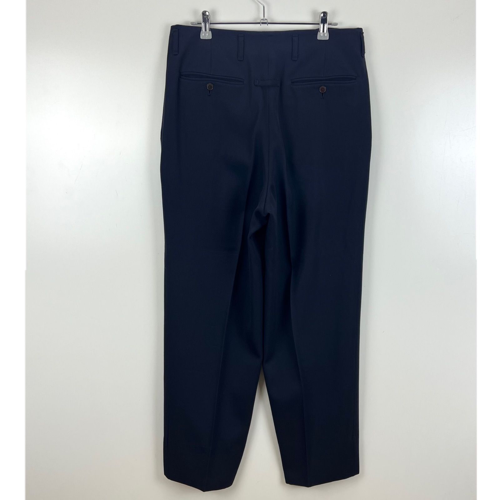 JEAN PAUL GAULTIER HOMME JPG 90s archive wool tac slacks pants 50