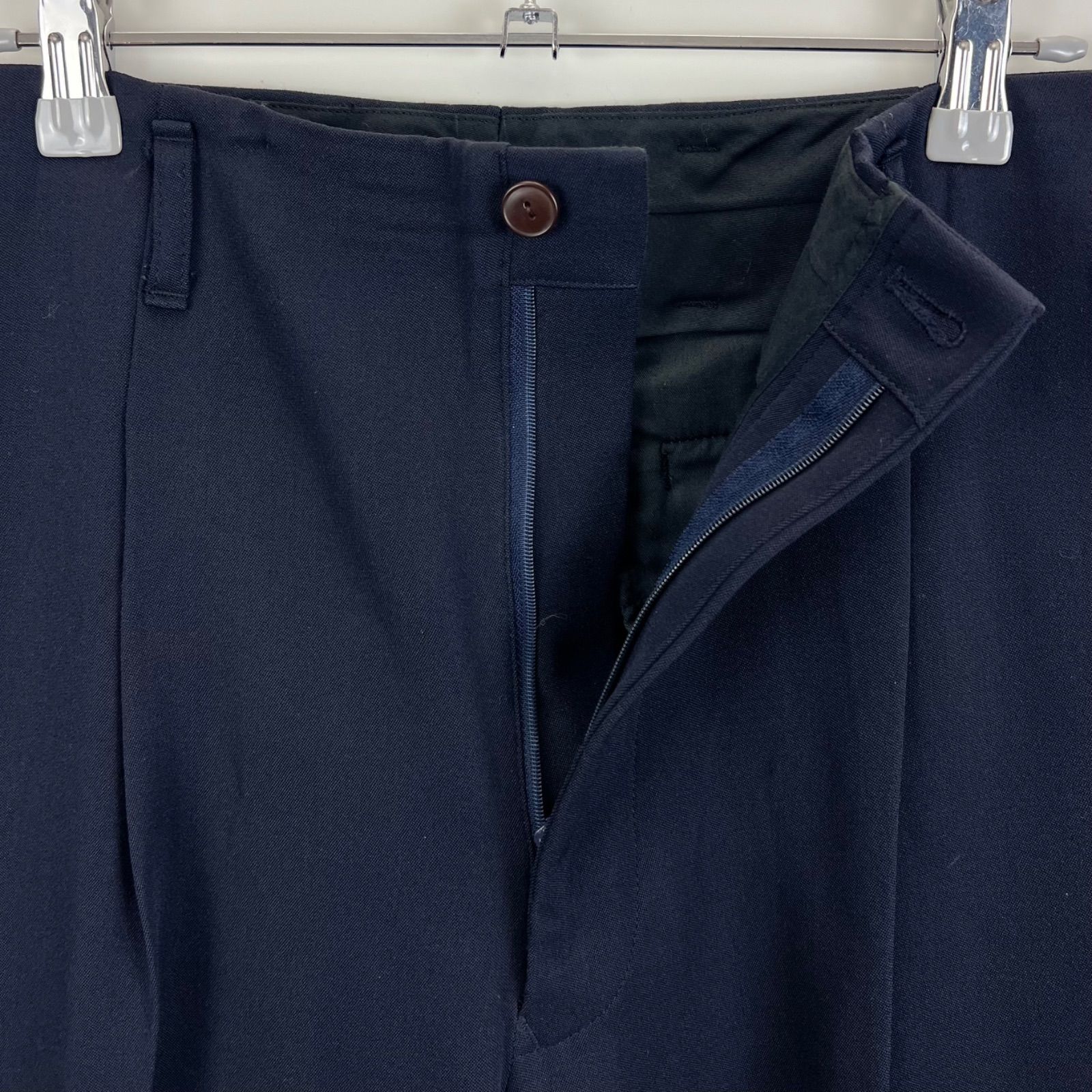 JEAN PAUL GAULTIER HOMME JPG 90s archive wool tac slacks pants 50