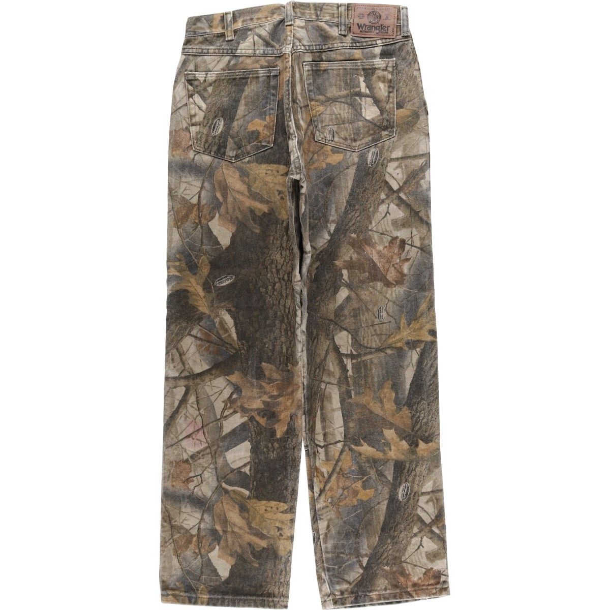 古着 ラングラー Wrangler 迷彩柄 リアルツリーカモ ダブルニー 