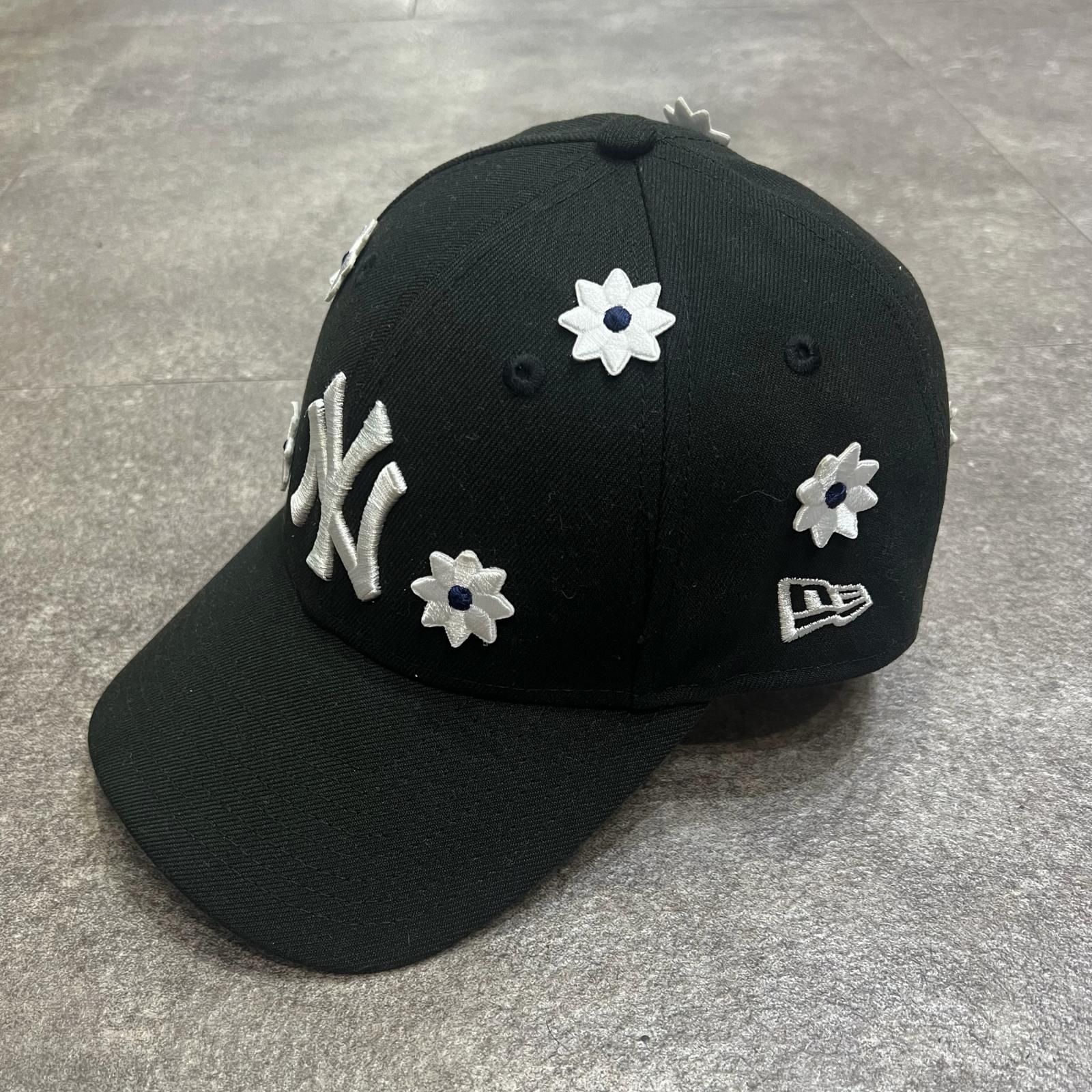 NEW ERA × NICK GEAR 9FORTY 3D flower cap フラワー刺繡ロゴキャップ