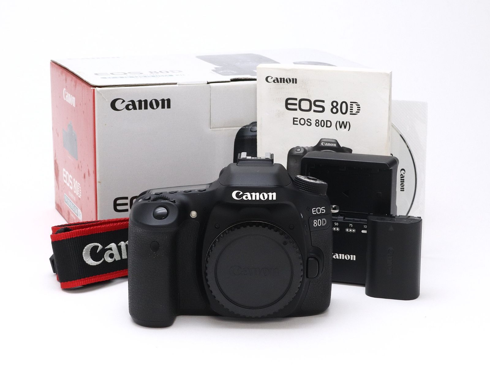 A (美品) Canon キヤノン EOS 80D ボディ シャッター数 5,075枚 初期