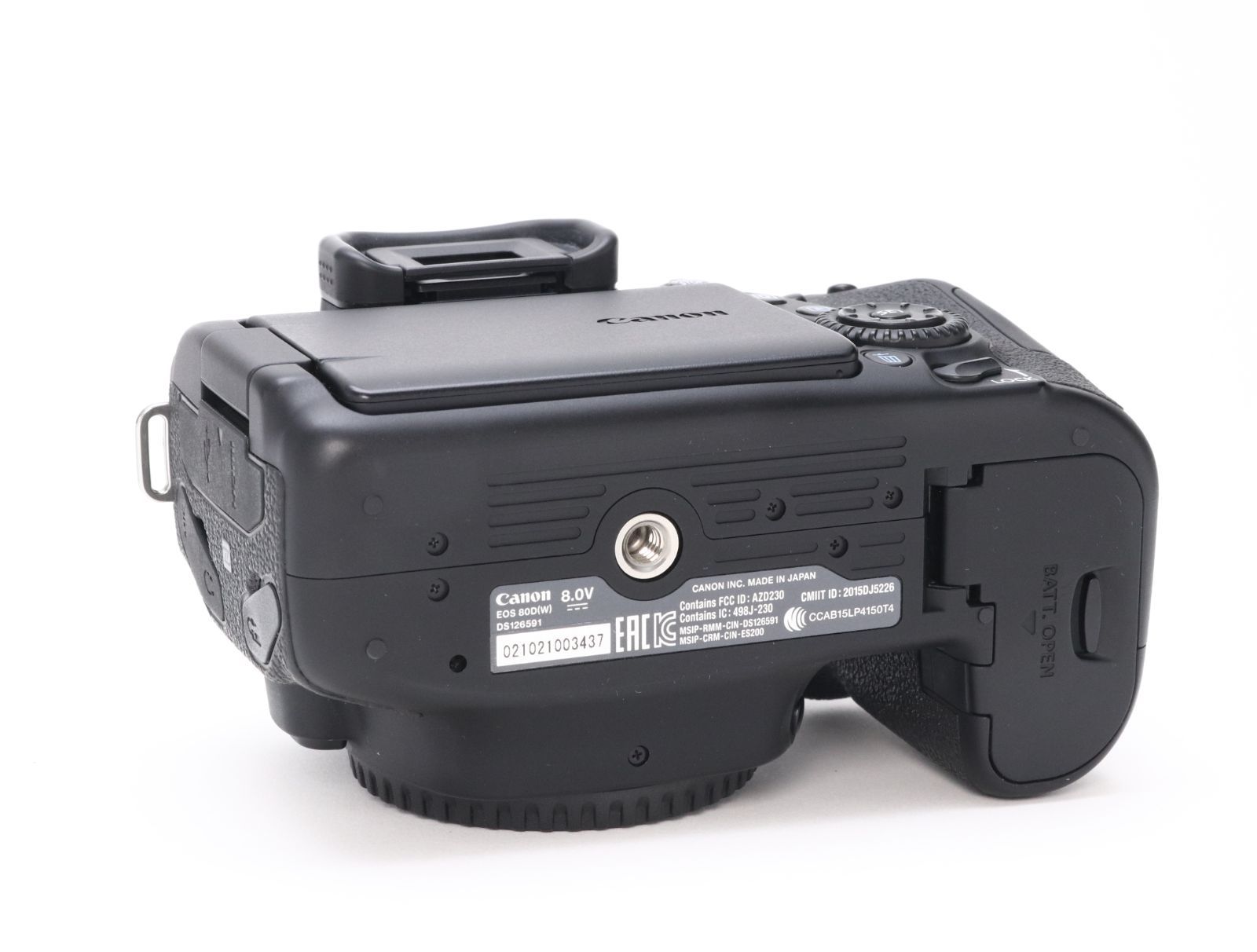 A (美品) Canon キヤノン EOS 80D ボディ シャッター数 5,075枚 初期