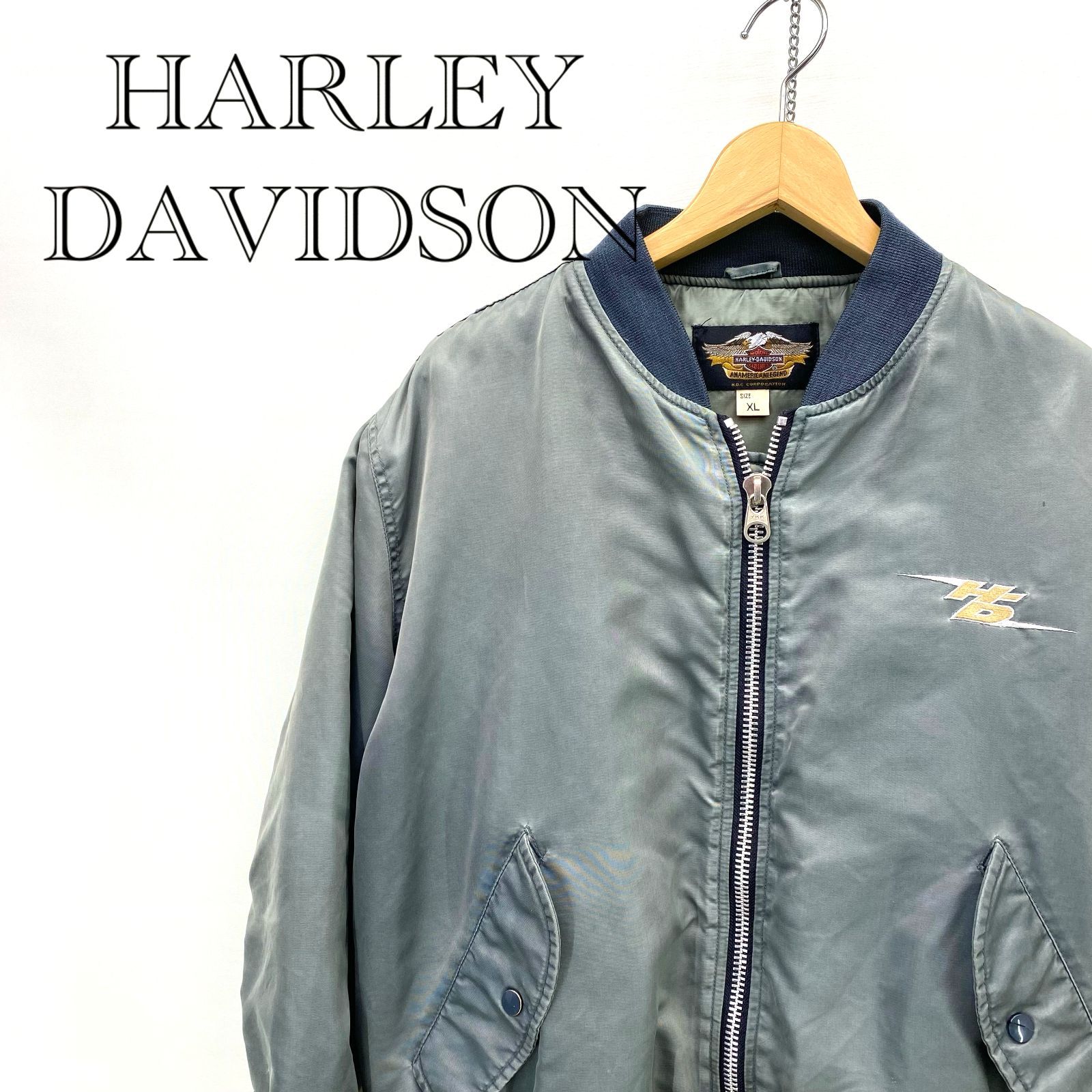 中古品】 Harley-Davidson ハーレーダビットソン MA-1 フライト