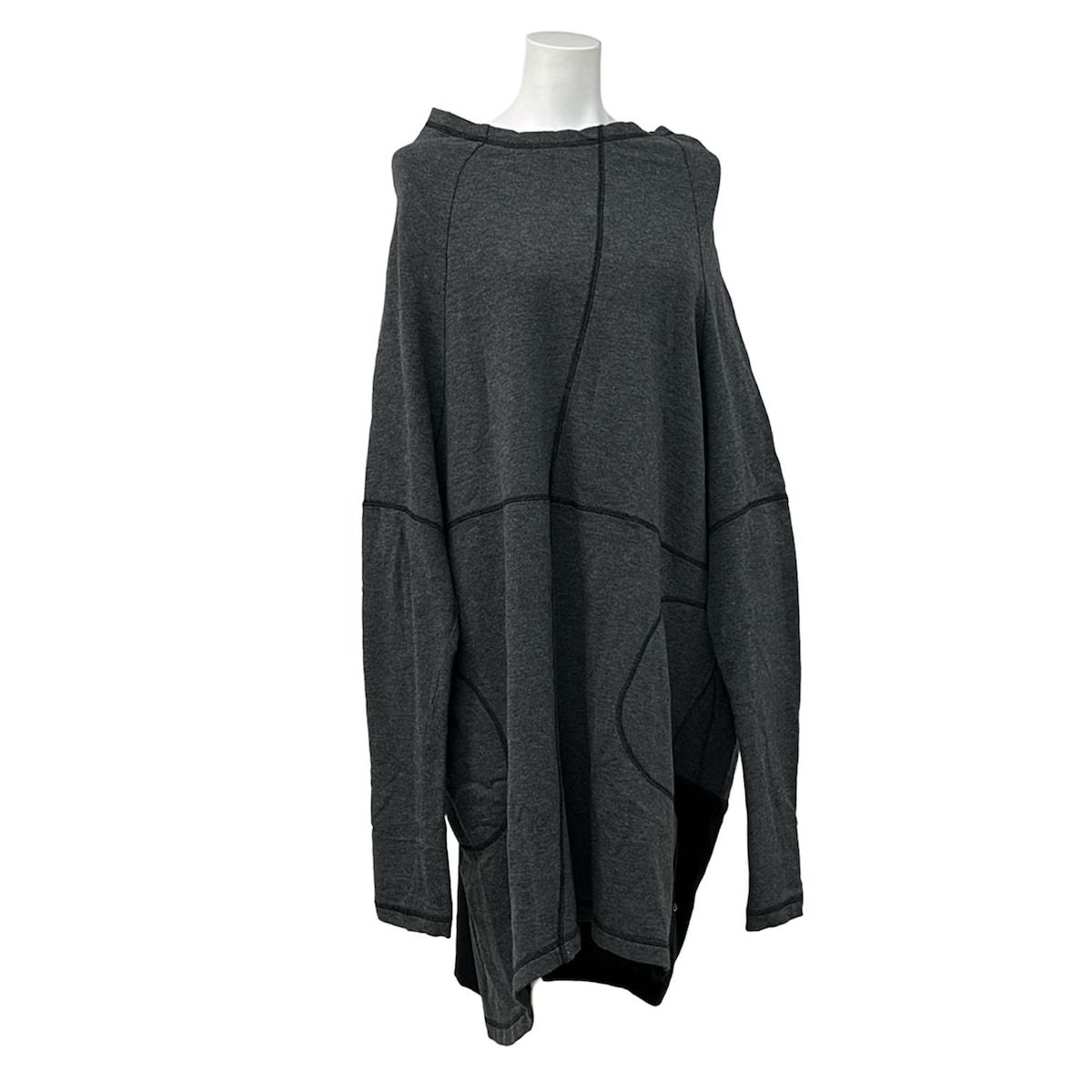 萌/MOYURU(モユル) チュニック サイズM〜L レディース - ダークグレー