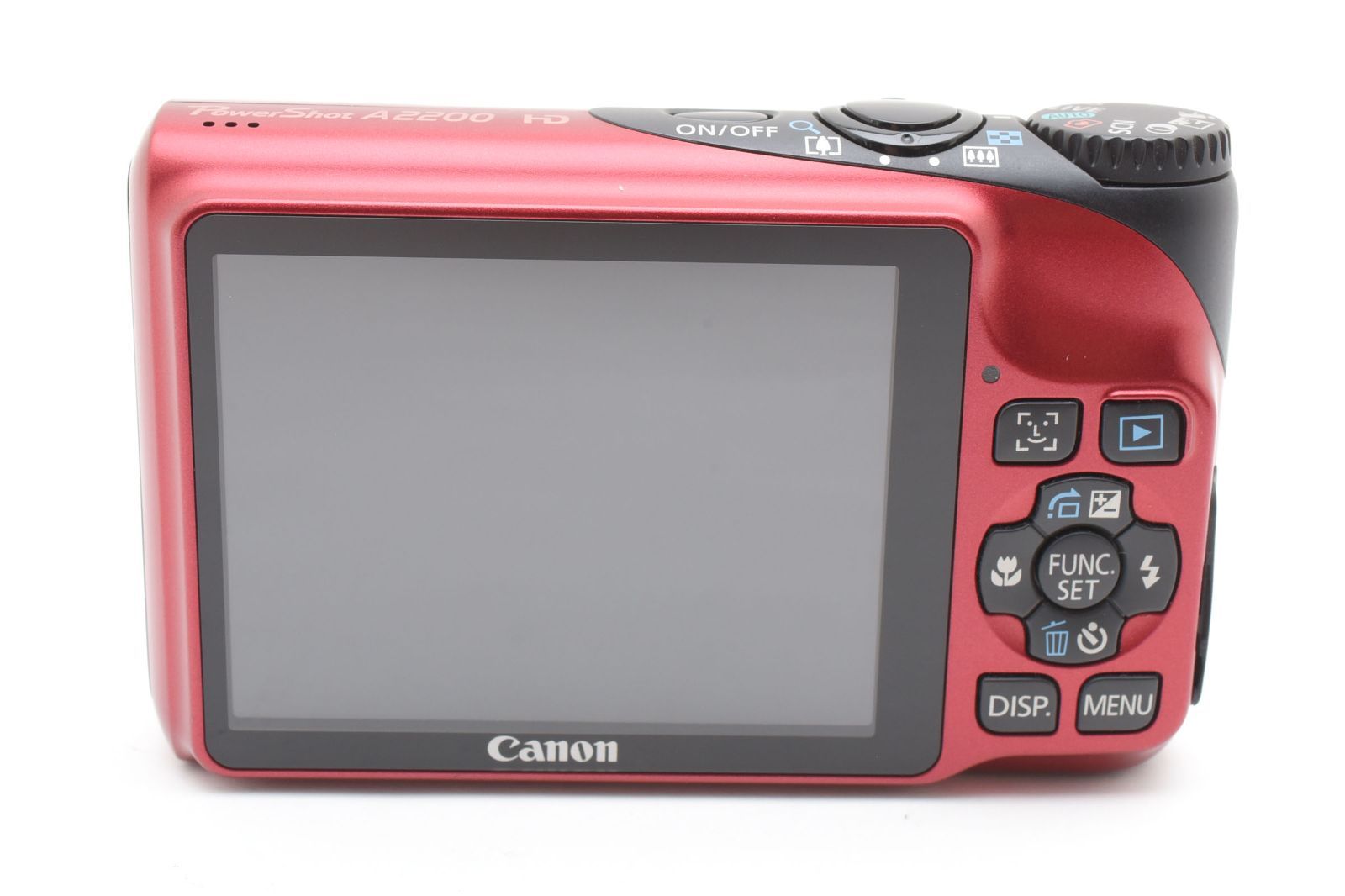 Canon キヤノン Power Shot A2200 レッド /2832 動作OK 返金保証