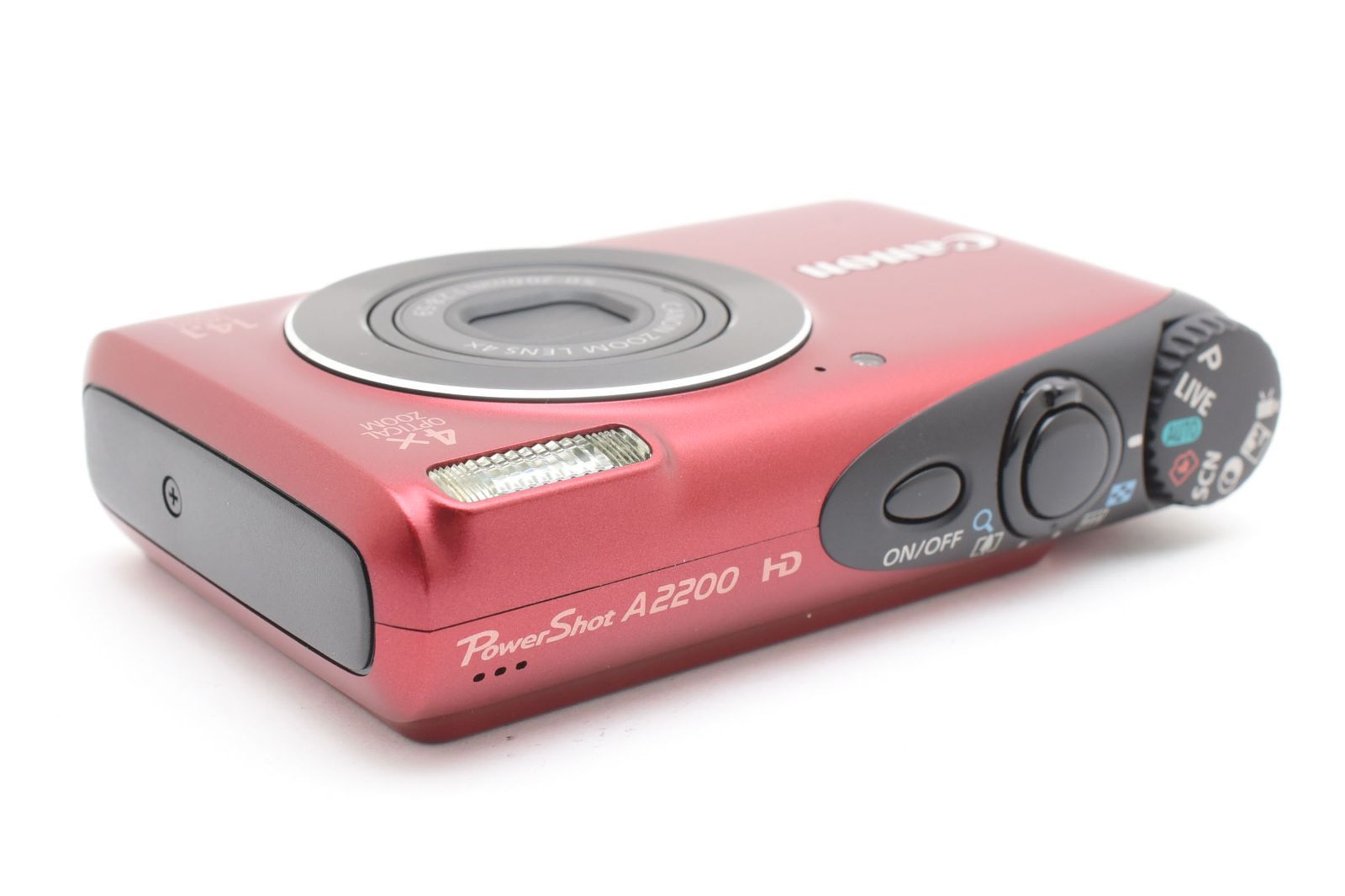 Canon キヤノン Power Shot A2200 レッド /2832 動作OK 返金保証