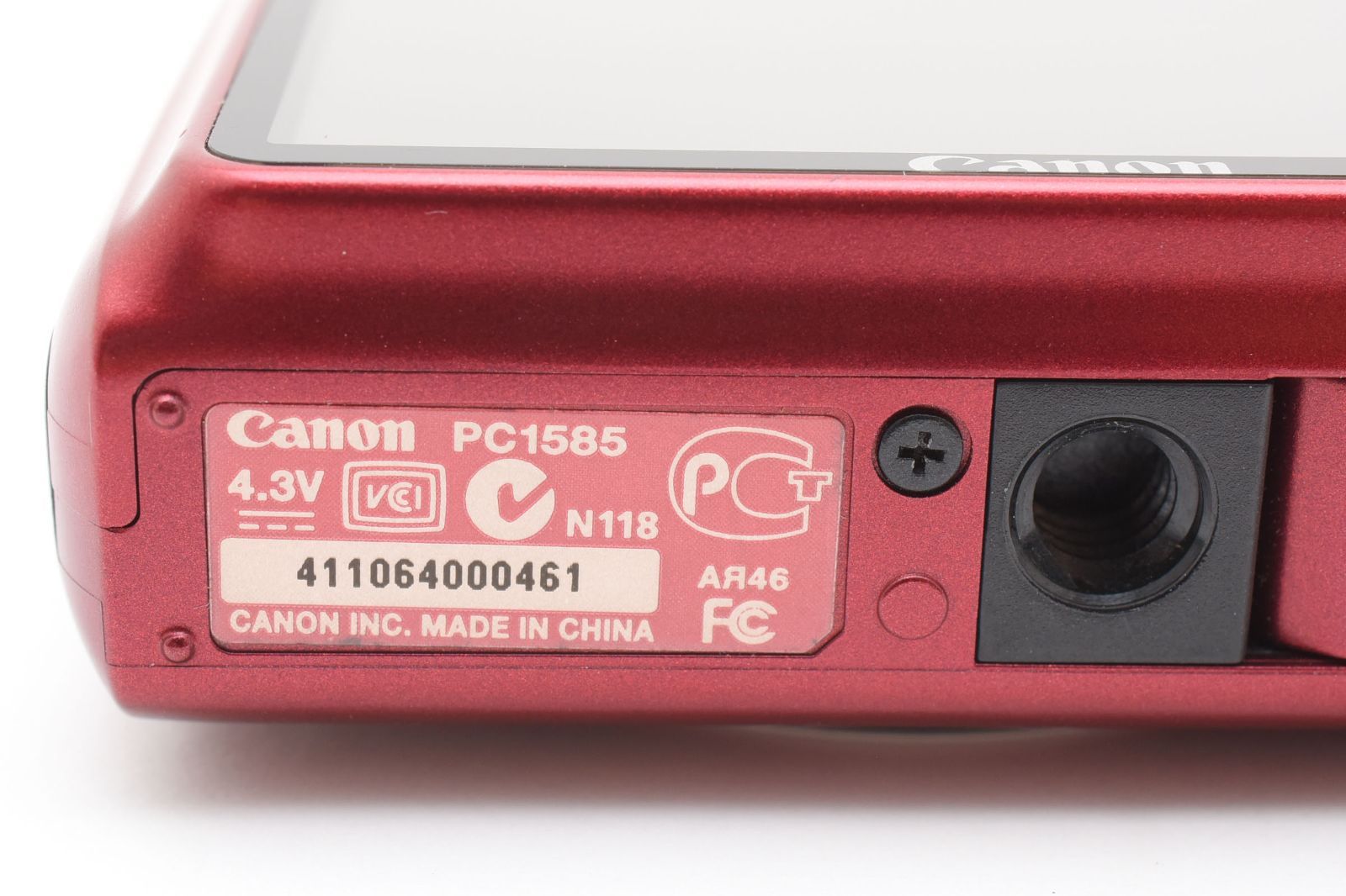 Canon キヤノン Power Shot A2200 レッド /2832 動作OK 返金保証
